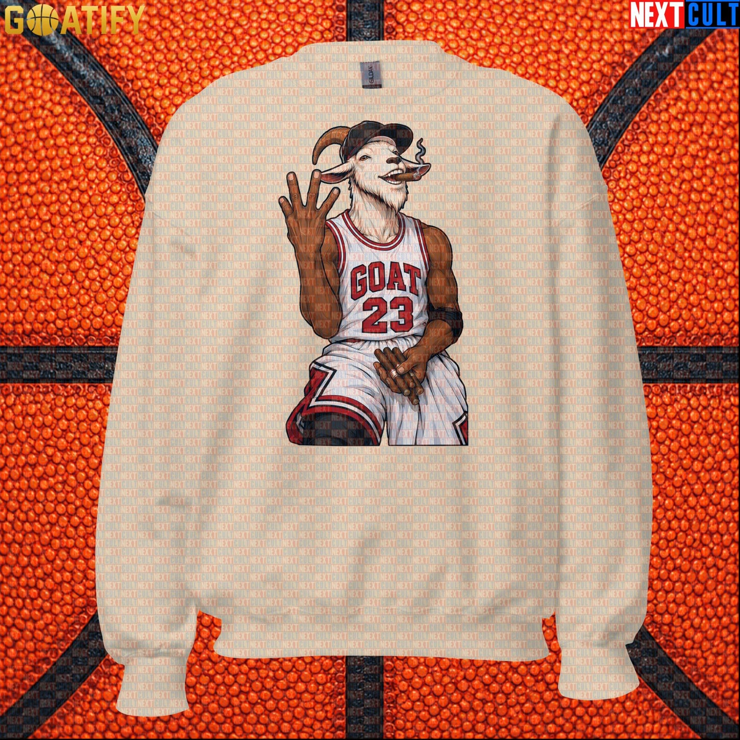 Michael Jordan Sweatshirt – GOAT Cigar Celebration Crewneck for Chicago Bulls Fans |  | ["Basketball", "Chicago Bulls", "Michael Jordan", "NBA"]