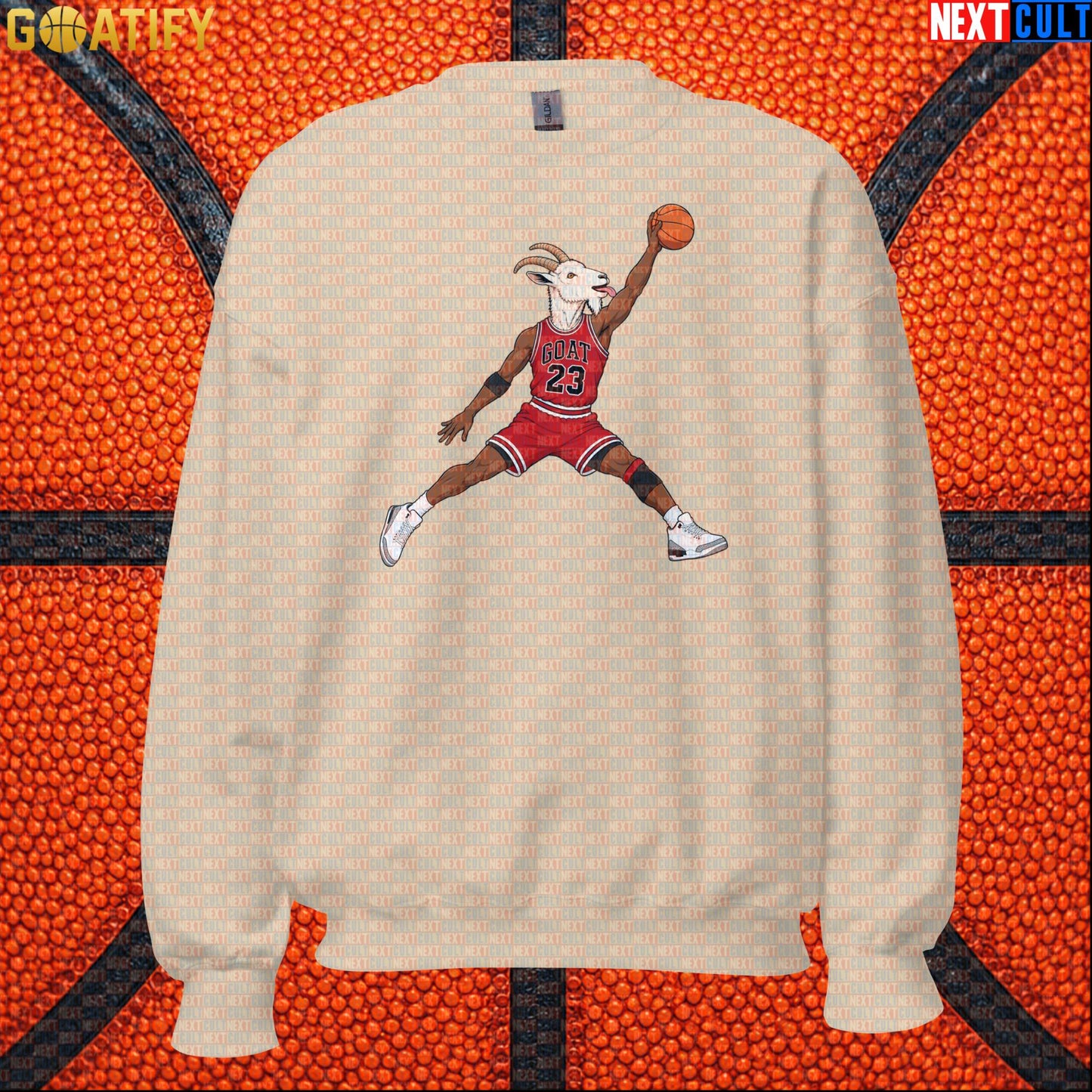 Michael Jordan Sweatshirt – Free Throw Line Dunk GOAT Crewneck for Chicago Bulls Fans |  | ["Basketball", "Chicago Bulls", "Michael Jordan", "NBA"]