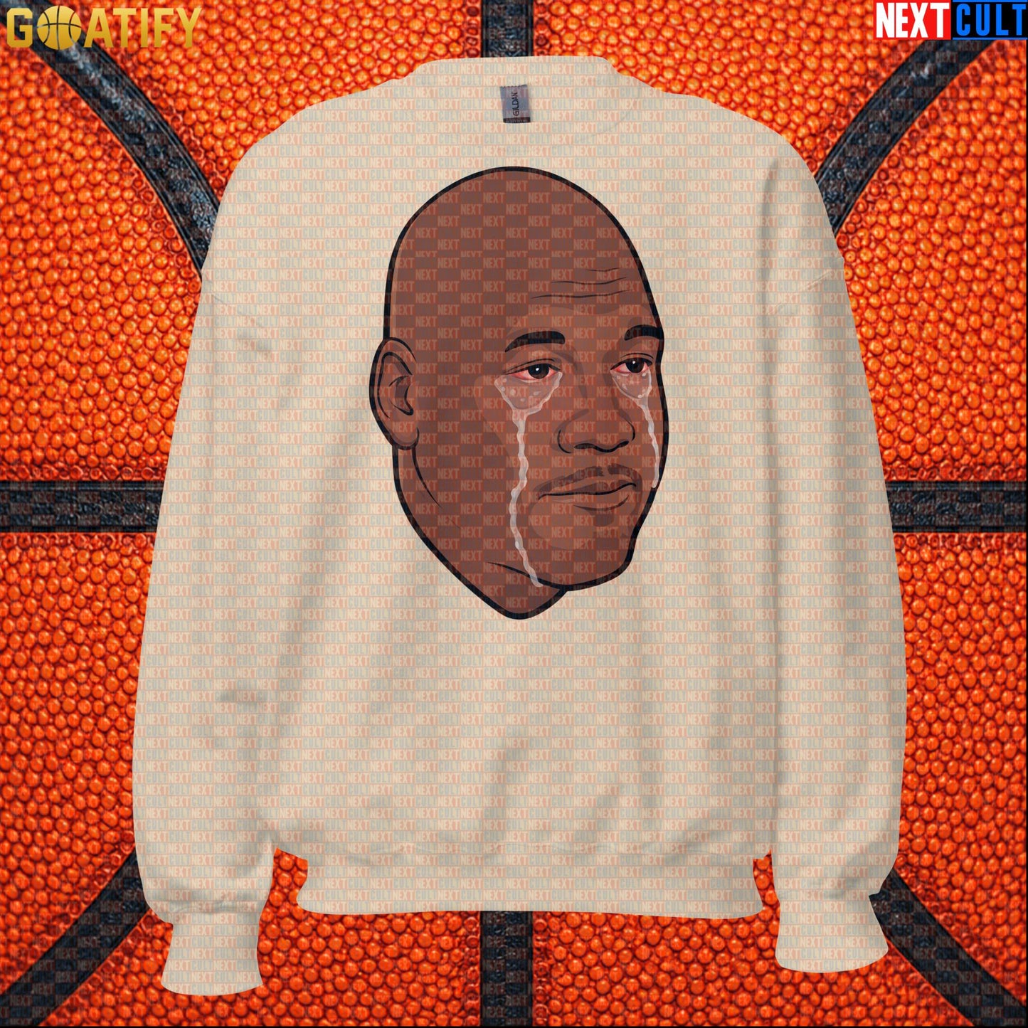 Michael Jordan Sweatshirt Crying Jordan Meme Crewneck Gift for Chicago Bulls NBA Fans |  | ["Basketball", "Chicago Bulls", "Michael Jordan", "NBA"]