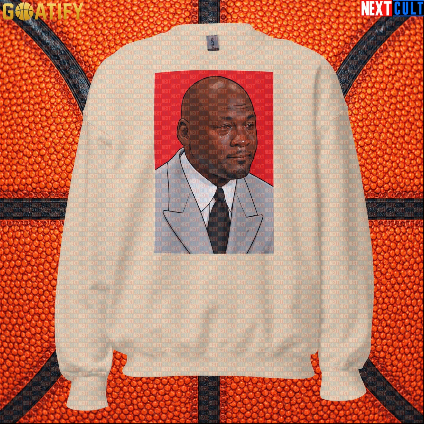 Michael Jordan Sweatshirt Crying Jordan Meme Crewneck Gift for Chicago Bulls NBA Fans |  | ["Basketball", "Chicago Bulls", "Michael Jordan", "NBA"]