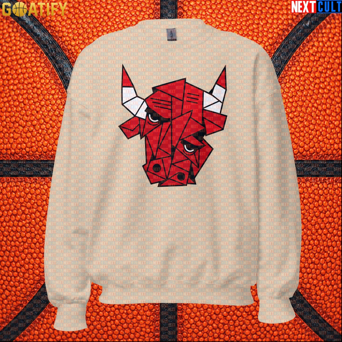 Chicago Bulls Meme Sweatshirt – Picasso Bulls Cubism Art Crewneck for Basketball Fans |  | ["Basketball", "Chicago Bulls", "NBA"]