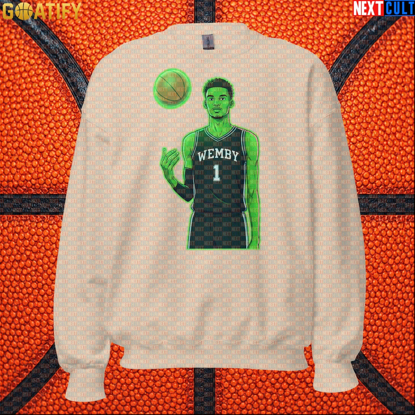 Basketball Sweatshirt Alien Wemby Sci-Fi Graphic for Spurs Fans, Winter Games and Gifts |  | ["Basketball", "France", "NBA", "San Antonio Spurs", "Victor Wembanyama", "Wemby"]