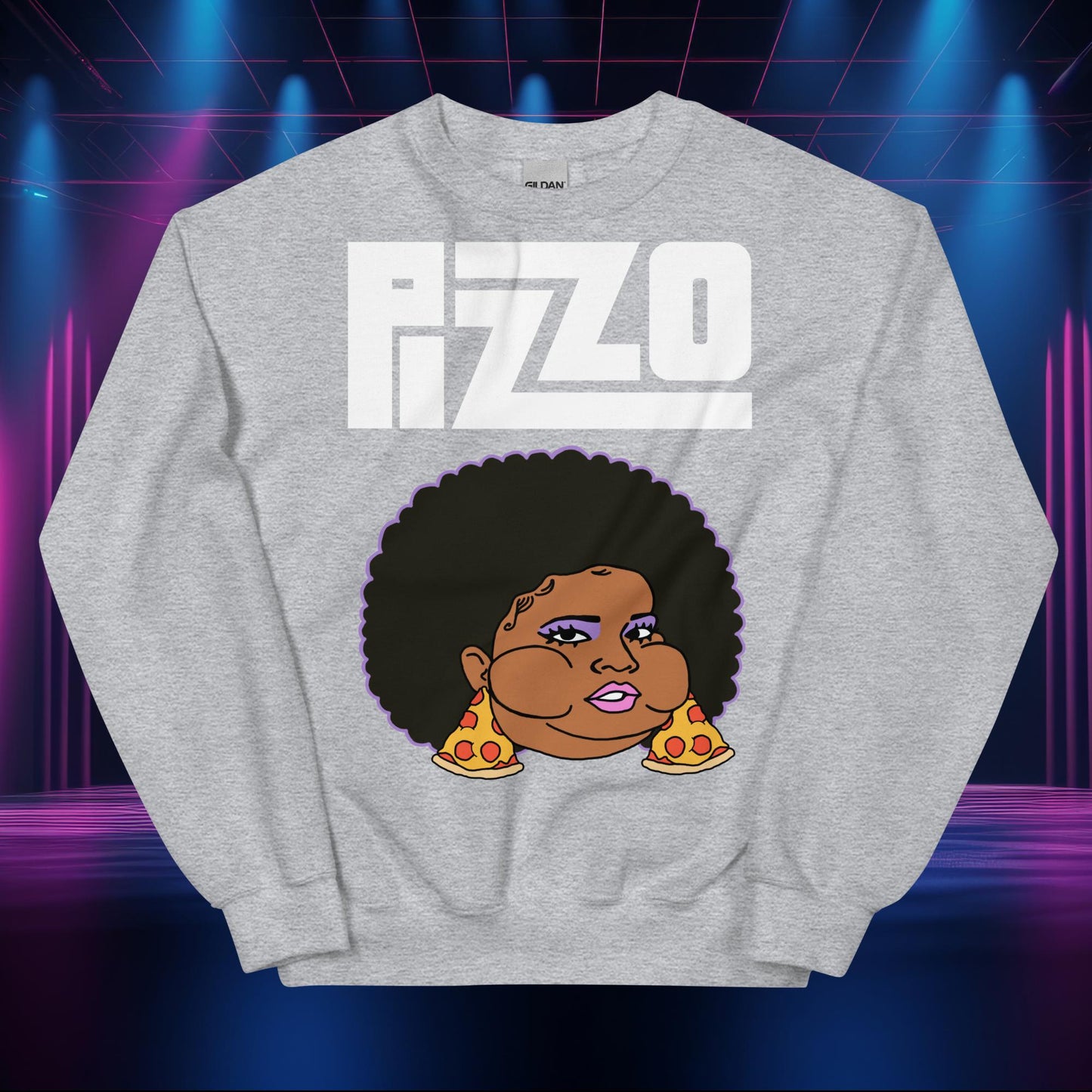 Pizzo Lizzo Pizza Lizzo Merch Lizzo Gift Body Positivity Body empowerment Lizzo Sweatshirt Sport Grey Sweatshirts Lizzo Music Next Cult Brand