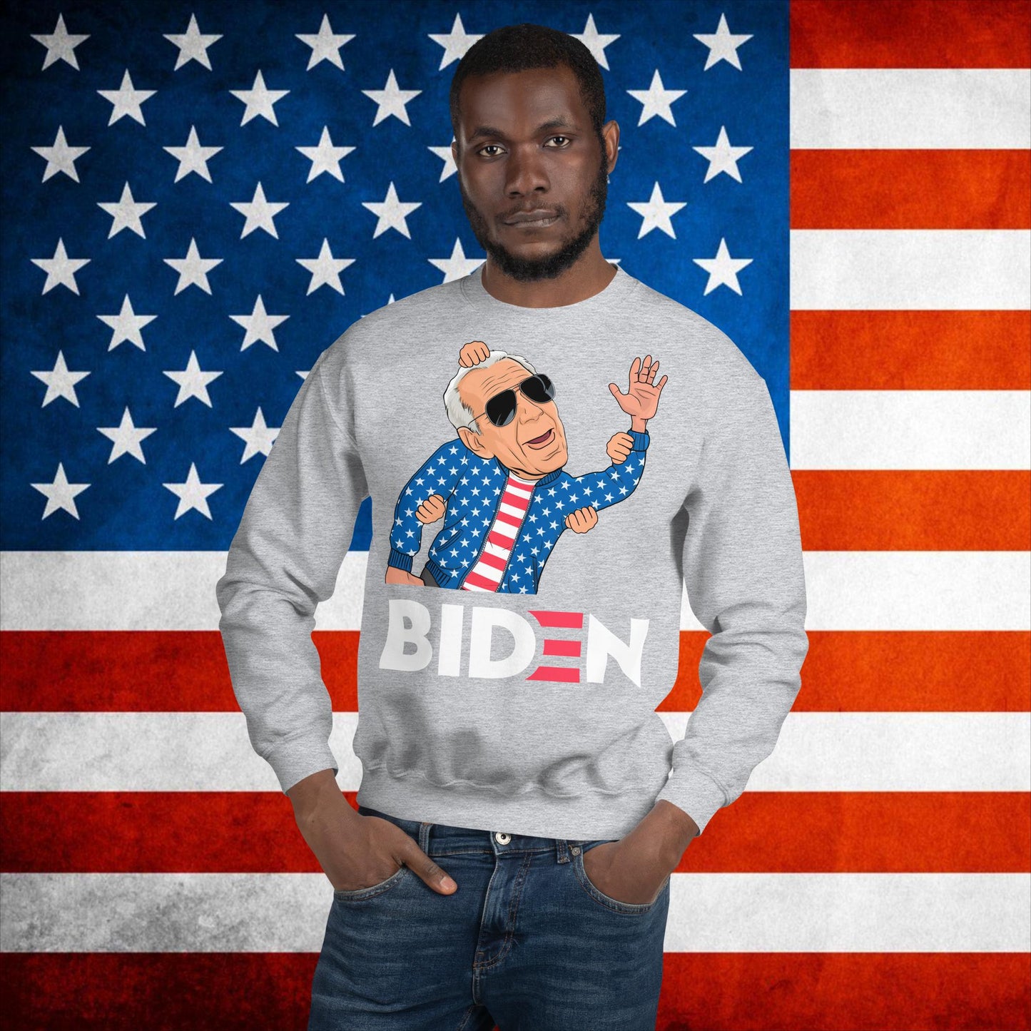 Weekend at Biden's Joe Biden Meme Democrat Republican Trump Gift Biden Gift 90s Vintage Unisex Sweatshirt Next Cult Brand