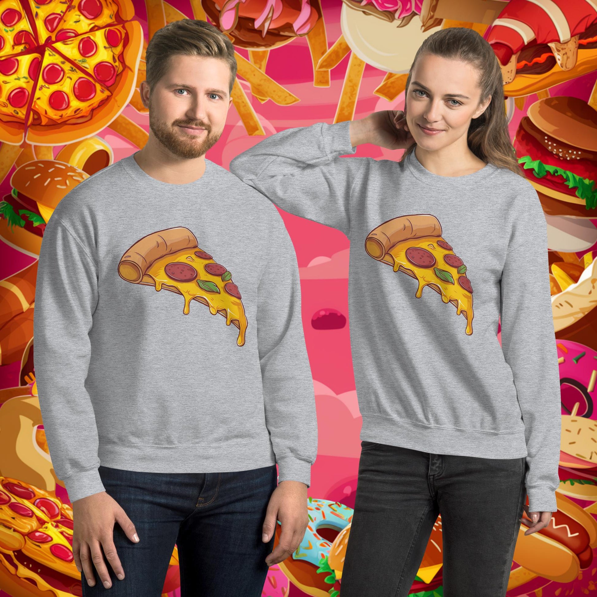 Pizza I Love Pizza Unisex Sweatshirt Next Cult Brand