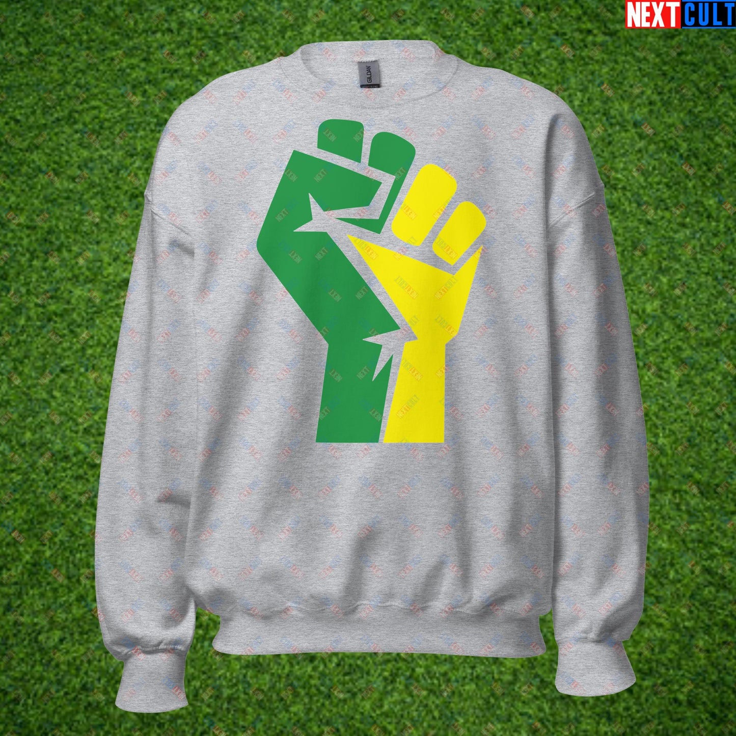 Fight Back Glazers Out Sweatshirt - Manchester United Fan Protest Jumper - Replace the Club Owners Pullover for United Fans - Perfect Gift for Protesters Unisex Sweatshirt Sport Grey Sweatshirts Football GlazersOut Manchester United RatcliffeOut Next Cult Brand