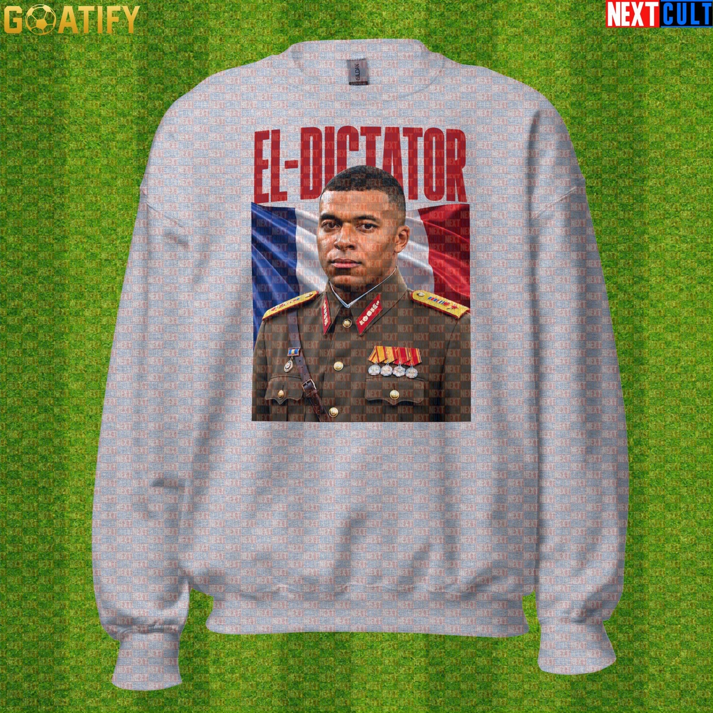 Kylian Mbappe Sweatshirt – El Dictator Retro Soccer Crewneck for France and PSG Fans |  | ["Football", "France", "Kylian Mbappe", "PSG", "Real Madrid", "Soccer"]