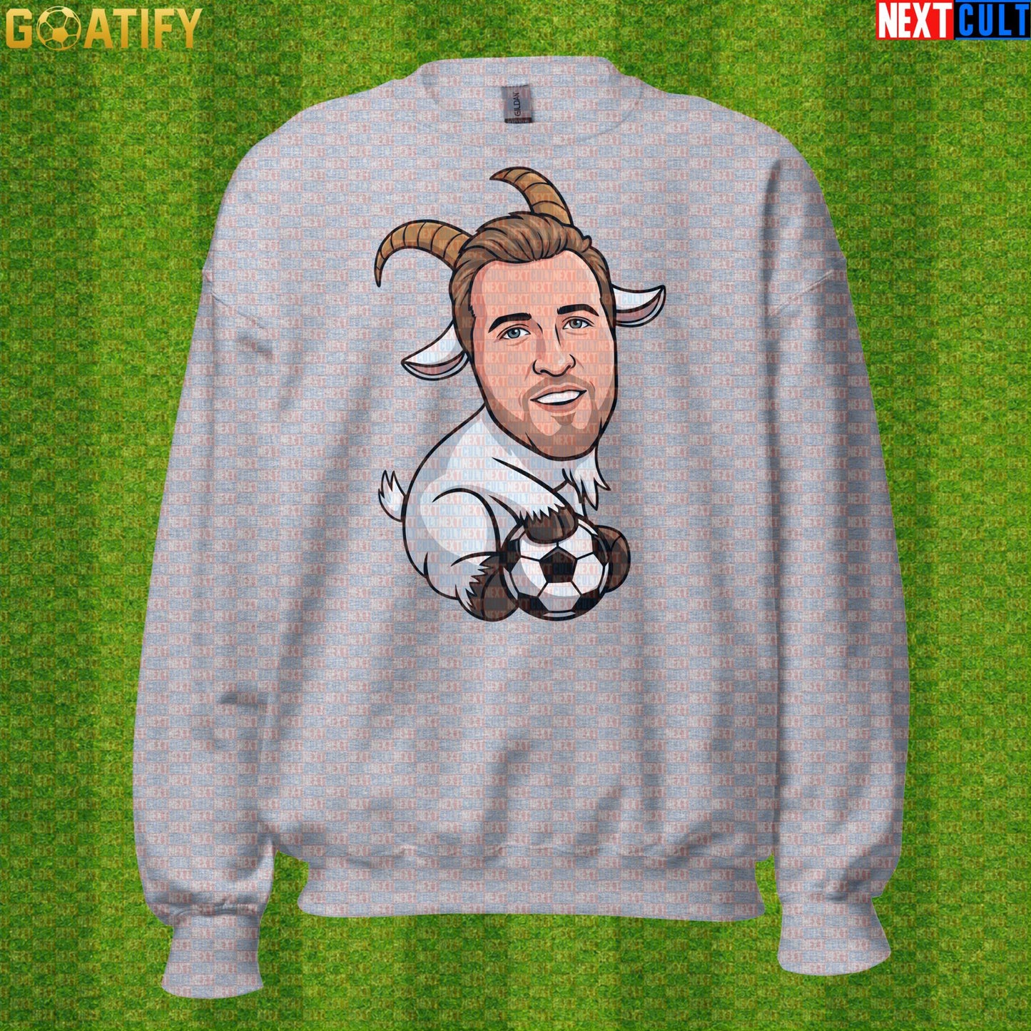 Harry Kane Sweatshirt – GOAT Football Crewneck Gift for England and Bayern Munich Supporters |  | ["Bayern Munich", "England", "Football", "Harry Kane", "Soccer", "Tottenham Hotspur"]