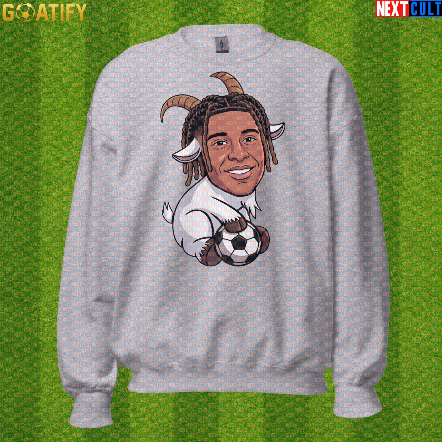 Michael Olise Sweatshirt – Cool GOAT Crewneck for Bayern Munich and France Supporters |  | ["Bayern Munich", "Football", "France", "Michael Olise", "Soccer"]