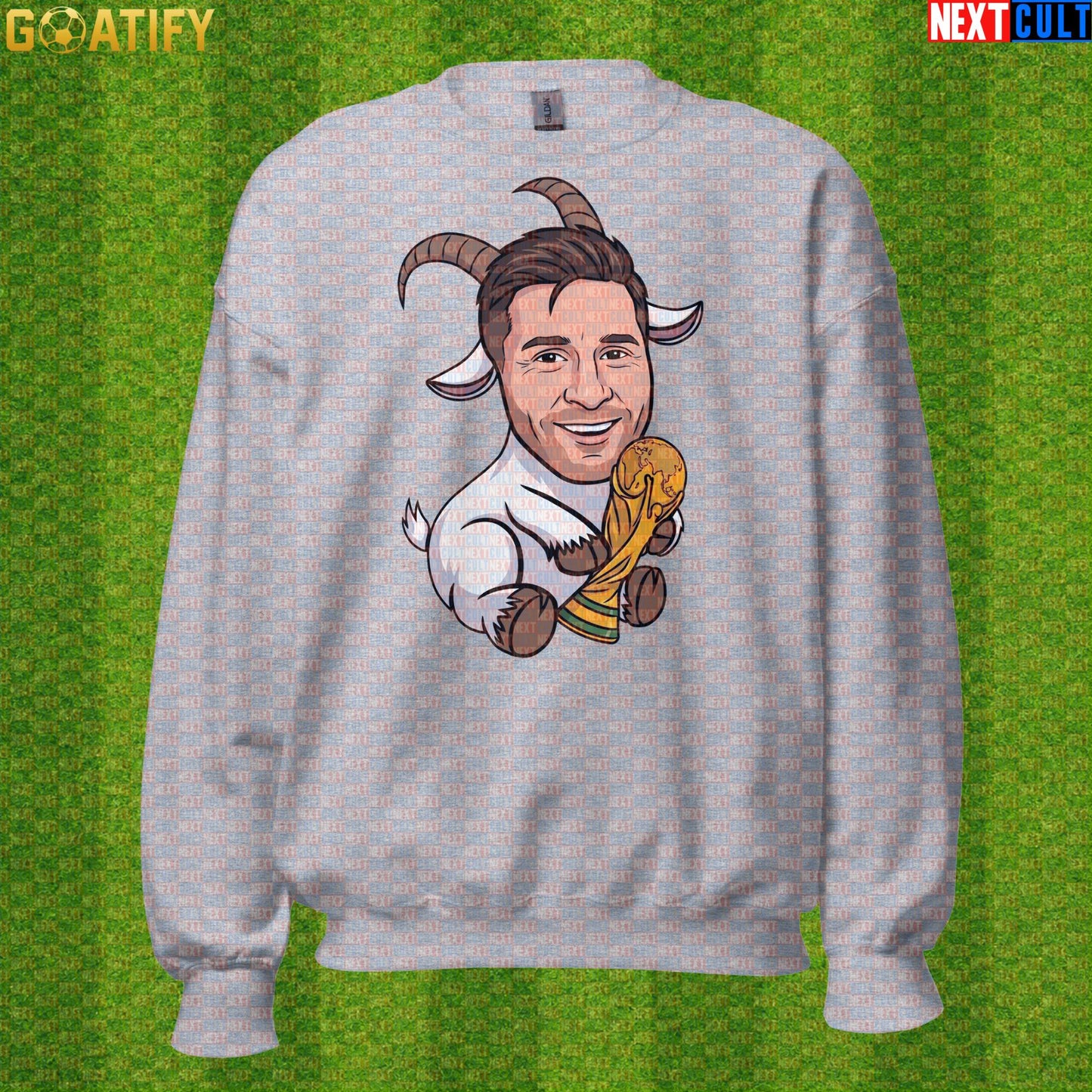 Lionel Messi Sweatshirt – World Cup Winner Crewneck for Argentina and Barcelona Fans |  | ["Argentina", "Barcelona", "Football", "Inter Miami", "Lionel Messi", "Soccer"]