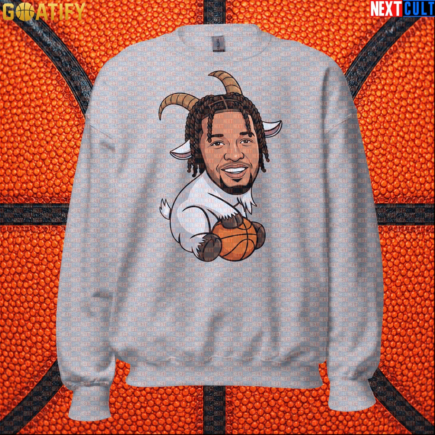 Jalen Brunson Sweatshirt – Finals MVP GOAT Crewneck Gift for New York Basketball Fans Sport Grey Next Cult Brand