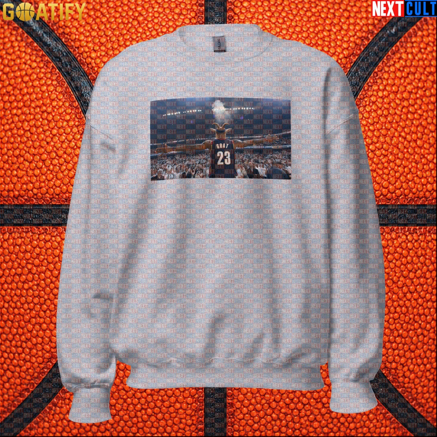 LeBron James Sweatshirt – Cleveland Chalk Toss Crewneck Gift for Cavaliers and NBA Fans |  | ["Basketball", "Cleveland Cavaliers", "LeBron James", "NBA"]