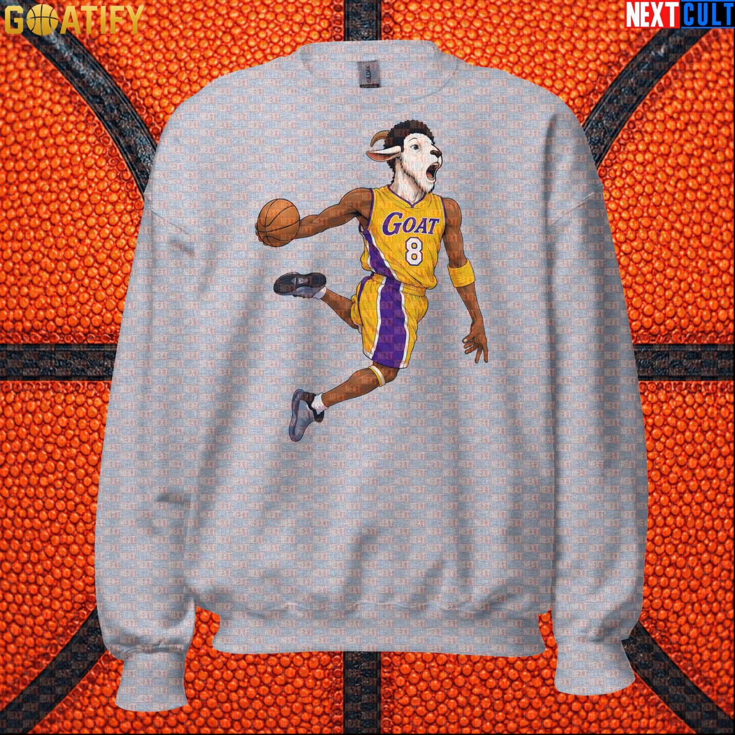 Kobe Bryant Sweatshirt – Young Kobe No. 8 GOAT Crewneck Gift for Lakers Basketball Fans |  | ["Basketball", "Kobe Bryant", "Los Angeles Lakers", "NBA"]