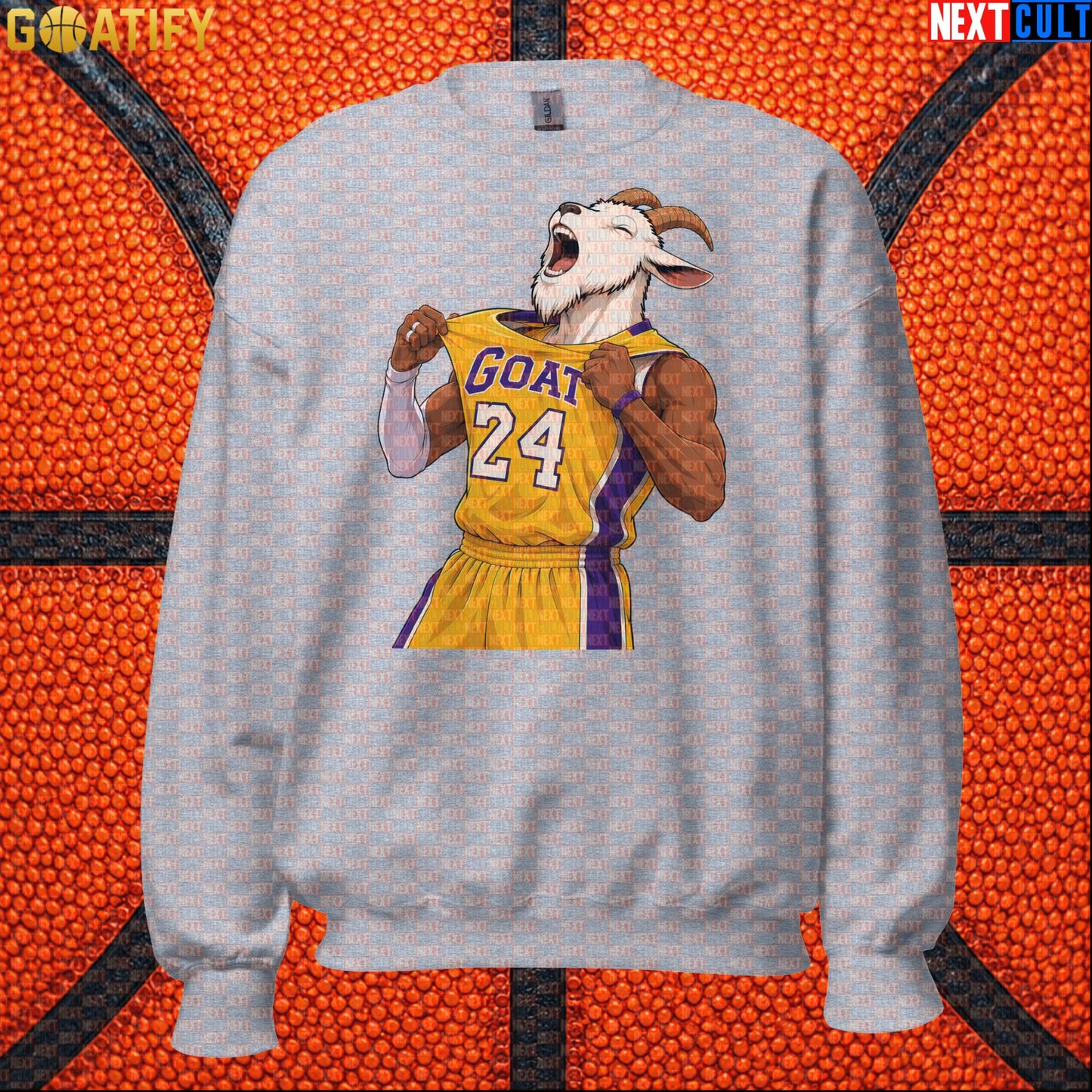 Kobe Bryant Sweatshirt – Black Mamba No. 24 GOAT Crewneck for Lakers Basketball Fans |  | ["Basketball", "Kobe Bryant", "Los Angeles Lakers", "NBA"]