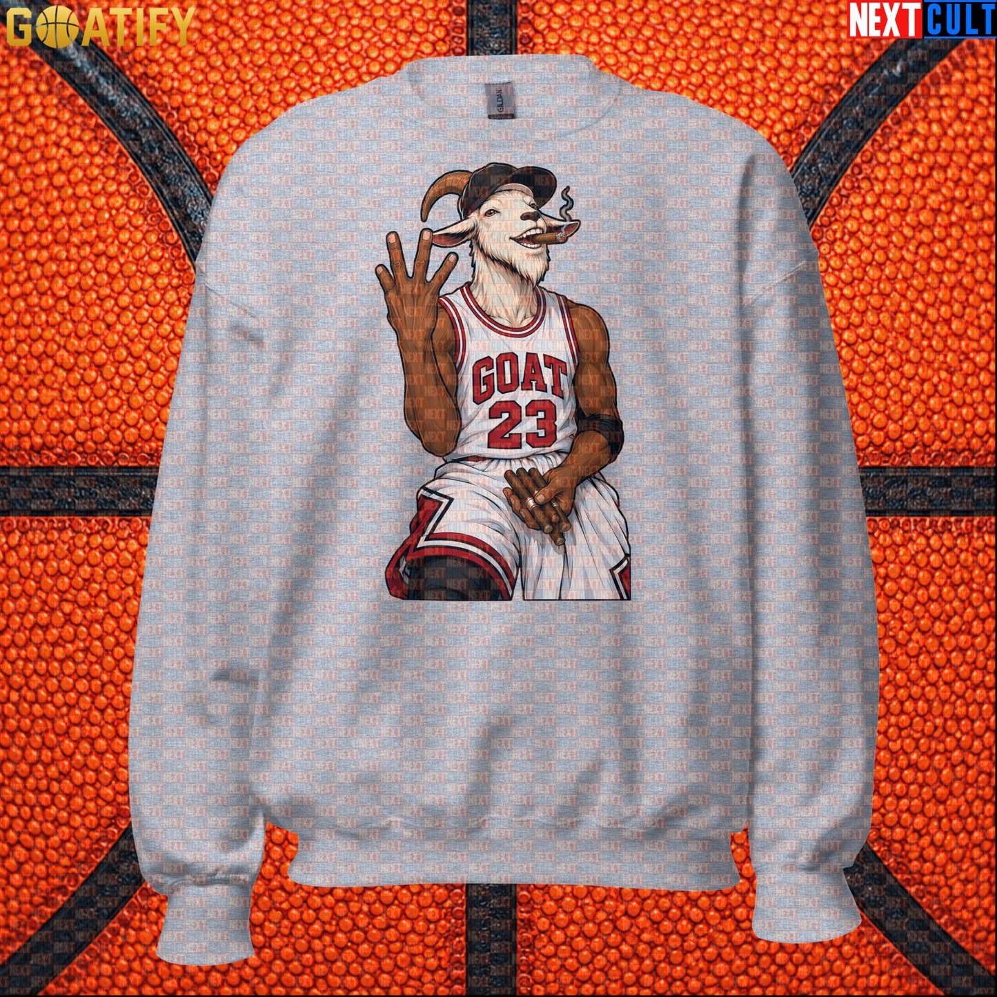 Michael Jordan Sweatshirt – GOAT Cigar Celebration Crewneck for Chicago Bulls Fans |  | ["Basketball", "Chicago Bulls", "Michael Jordan", "NBA"]