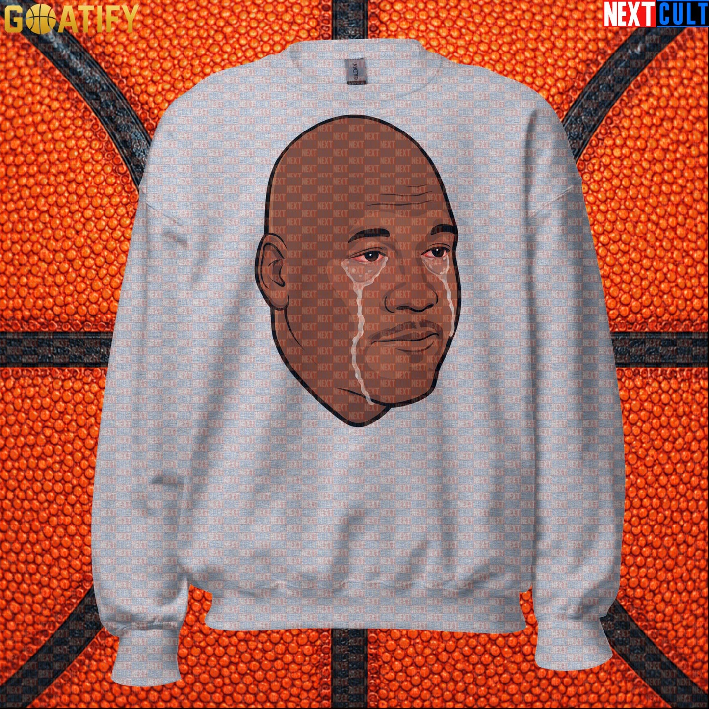 Michael Jordan Sweatshirt Crying Jordan Meme Crewneck Gift for Chicago Bulls NBA Fans |  | ["Basketball", "Chicago Bulls", "Michael Jordan", "NBA"]