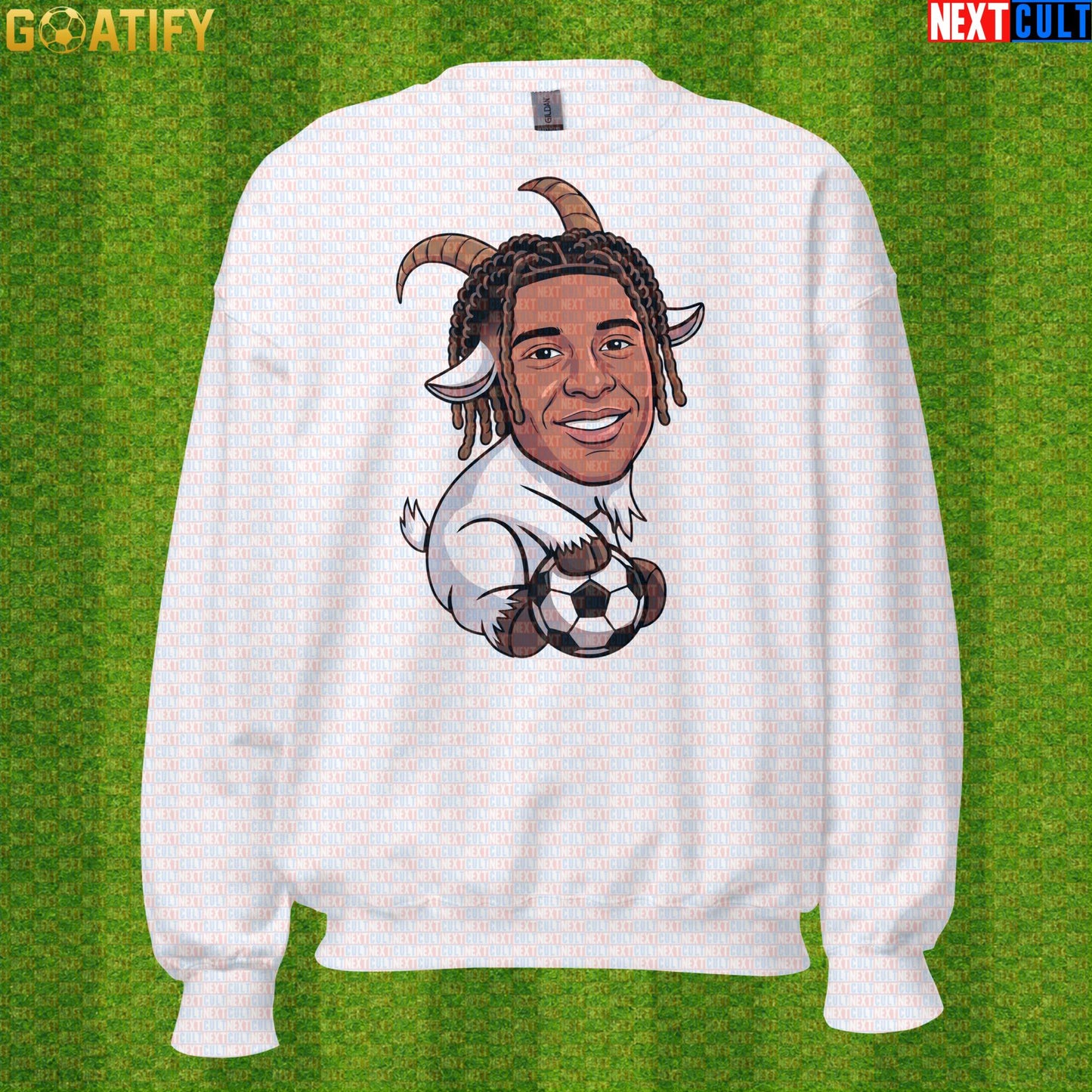 Michael Olise Sweatshirt – Cool GOAT Crewneck for Bayern Munich and France Supporters |  | ["Bayern Munich", "Football", "France", "Michael Olise", "Soccer"]
