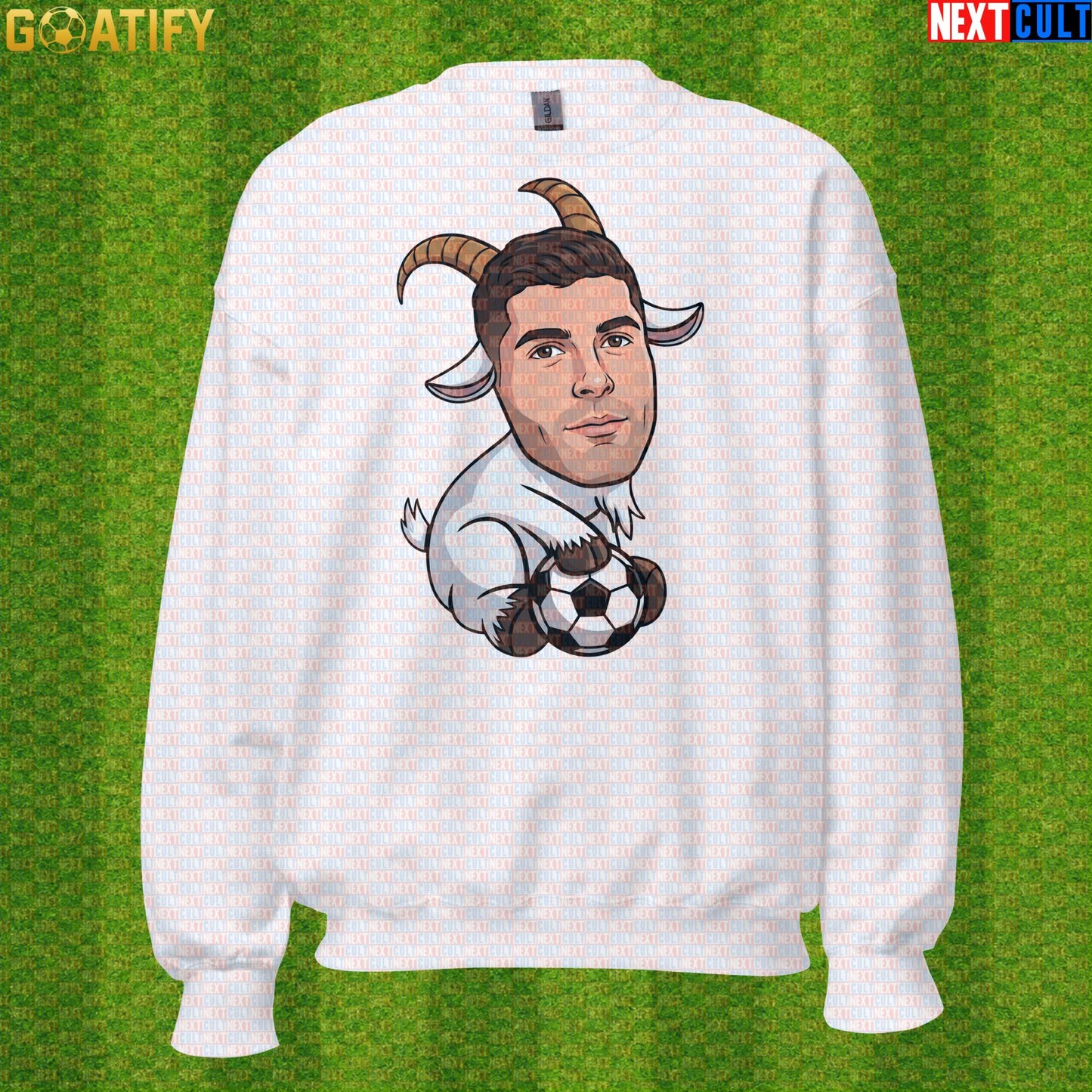 Christian Pulisic Sweatshirt – USMNT GOAT Crewneck for AC Milan, Chelsea and World Cup Fans |  | ["AC Milan", "Borussia Dortmund", "Chelsea", "Christian Pulisic", "Football", "Soccer", "USA", "USMNT"]