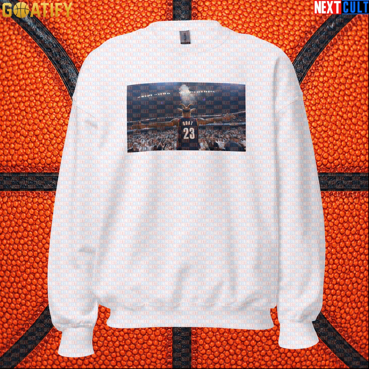 LeBron James Sweatshirt – Cleveland Chalk Toss Crewneck Gift for Cavaliers and NBA Fans |  | ["Basketball", "Cleveland Cavaliers", "LeBron James", "NBA"]