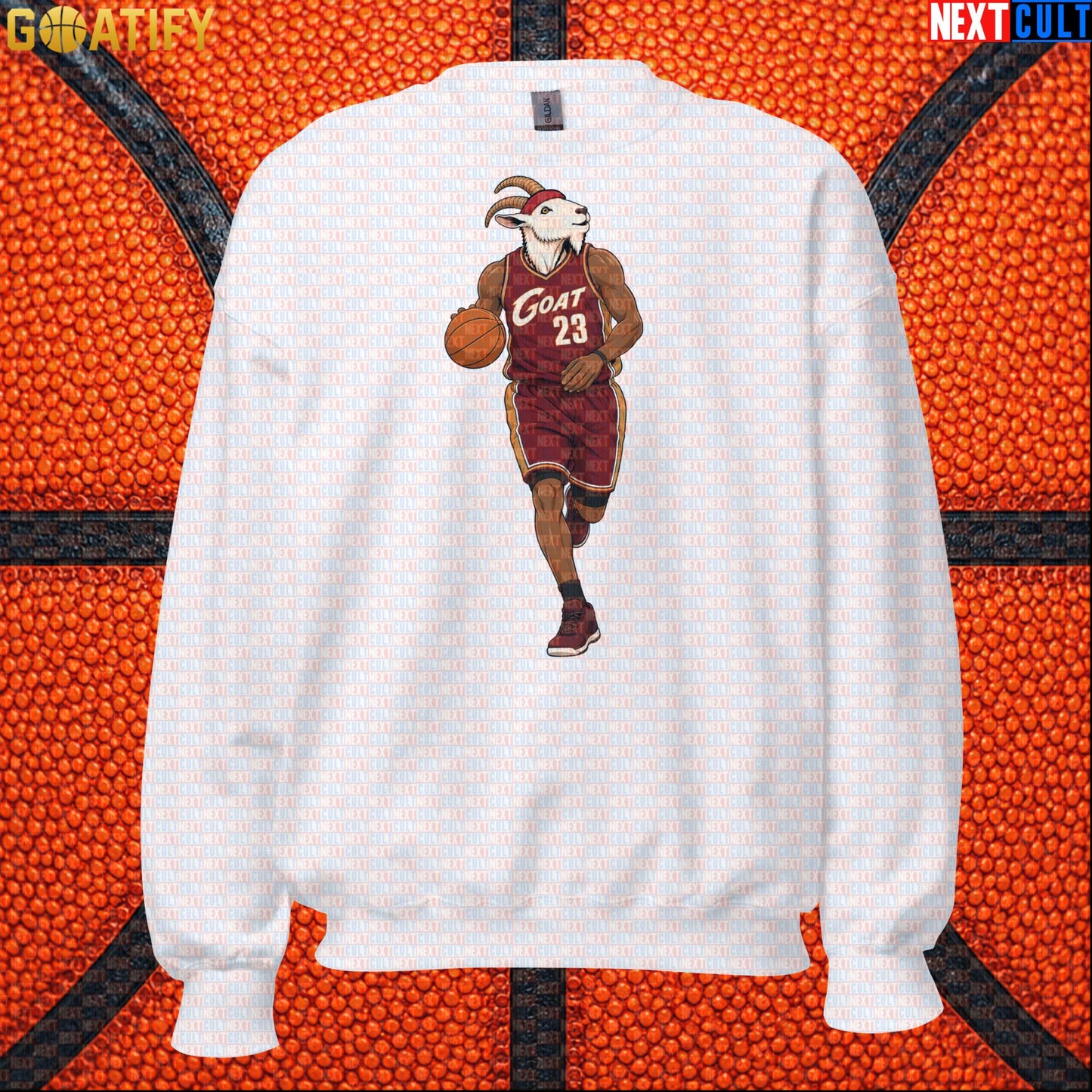 LeBron James Sweatshirt – Cleveland GOAT Crewneck Gift for Cavaliers Basketball Fans |  | ["Basketball", "Cleveland Cavaliers", "LeBron James", "NBA"]