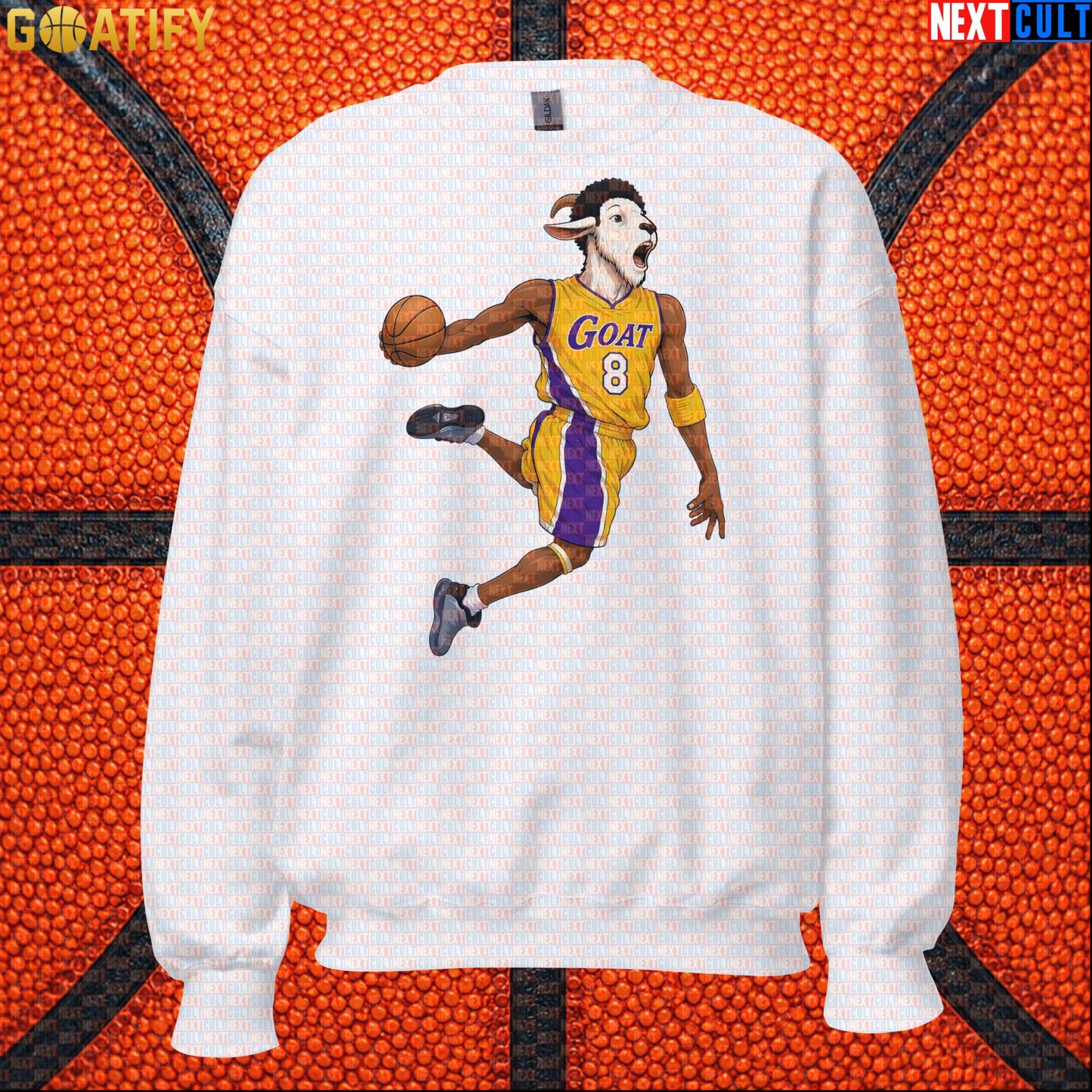 Kobe Bryant Sweatshirt – Young Kobe No. 8 GOAT Crewneck Gift for Lakers Basketball Fans |  | ["Basketball", "Kobe Bryant", "Los Angeles Lakers", "NBA"]