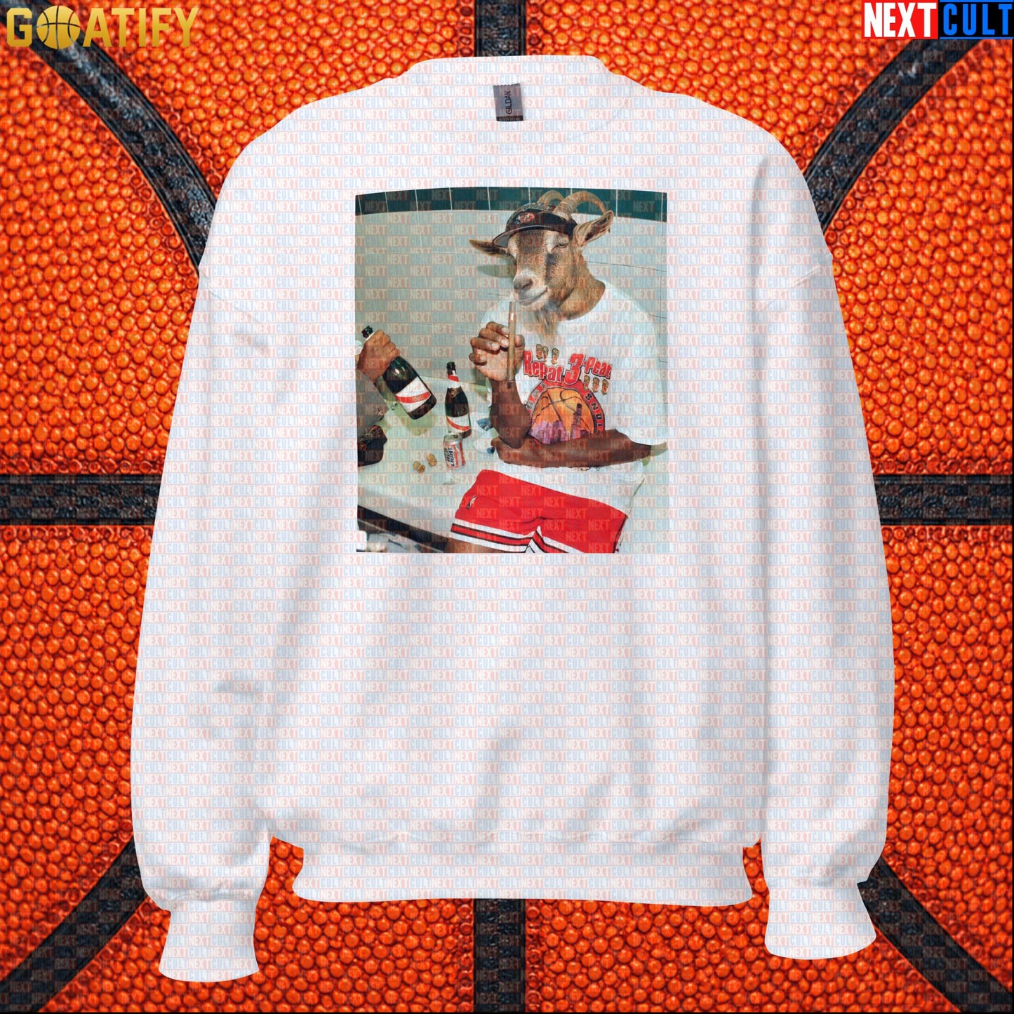 Michael Jordan Sweatshirt – Repeat 3-Peat Champion Crewneck for Chicago Bulls NBA Fans |  | ["Basketball", "Chicago Bulls", "Michael Jordan", "NBA"]