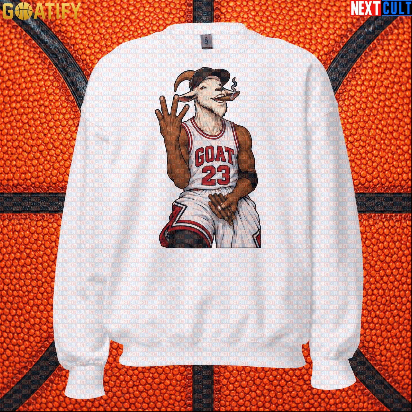 Michael Jordan Sweatshirt – GOAT Cigar Celebration Crewneck for Chicago Bulls Fans |  | ["Basketball", "Chicago Bulls", "Michael Jordan", "NBA"]