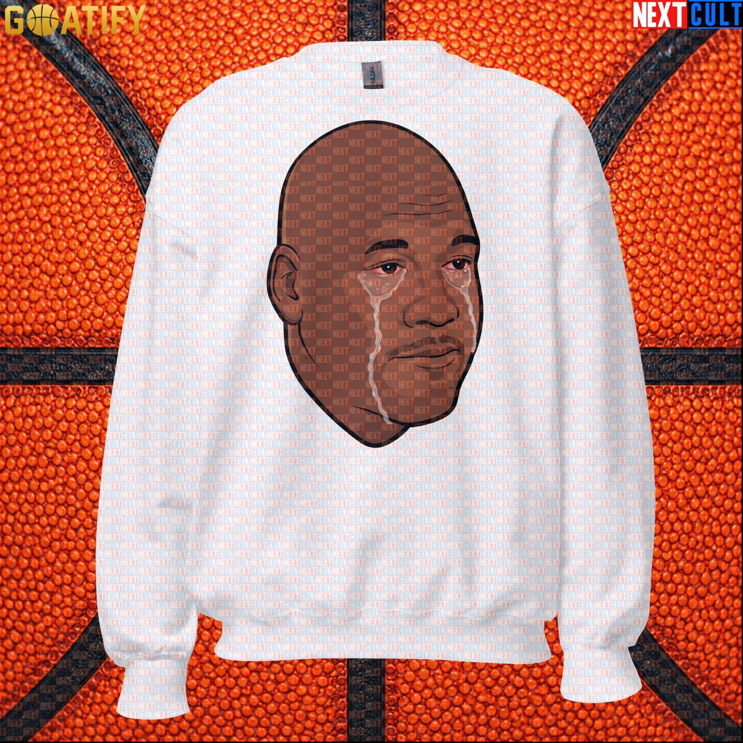 Michael Jordan Sweatshirt Crying Jordan Meme Crewneck Gift for Chicago Bulls NBA Fans |  | ["Basketball", "Chicago Bulls", "Michael Jordan", "NBA"]