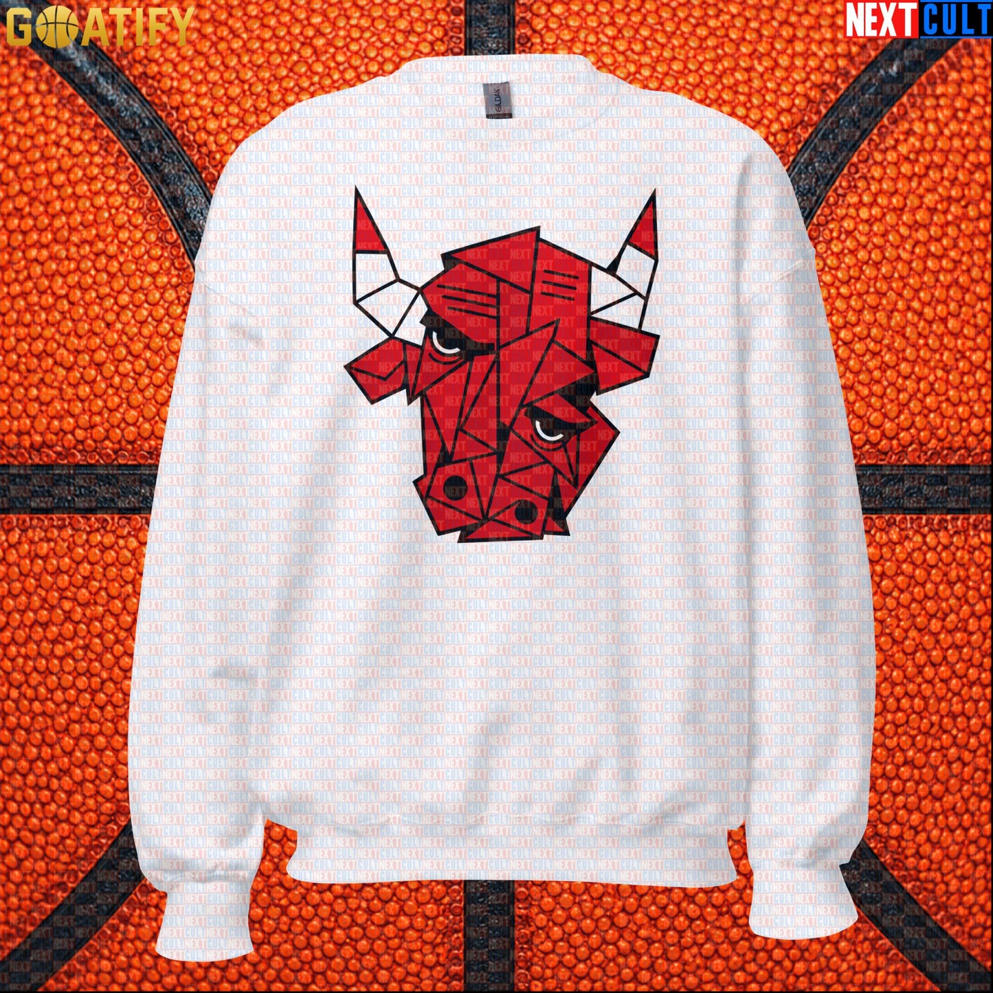 Chicago Bulls Meme Sweatshirt – Picasso Bulls Cubism Art Crewneck for Basketball Fans |  | ["Basketball", "Chicago Bulls", "NBA"]