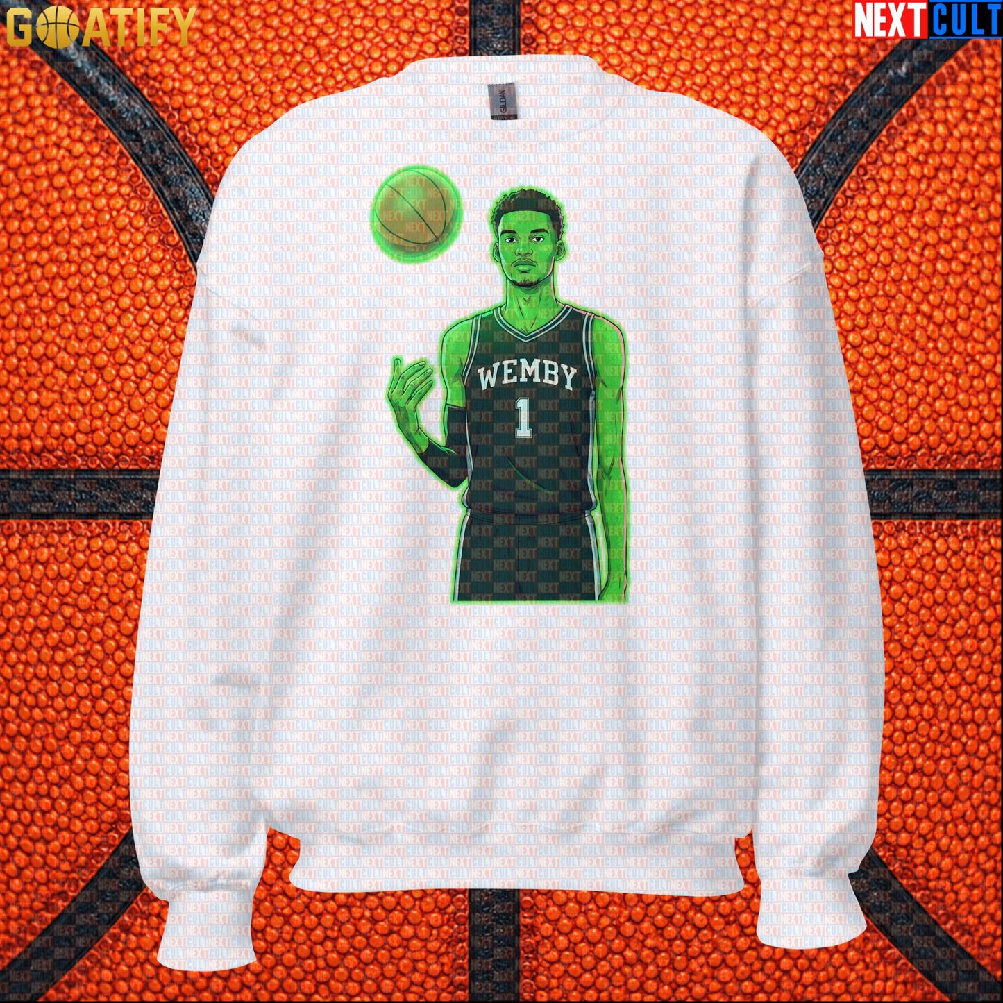 Basketball Sweatshirt Alien Wemby Sci-Fi Graphic for Spurs Fans, Winter Games and Gifts |  | ["Basketball", "France", "NBA", "San Antonio Spurs", "Victor Wembanyama", "Wemby"]