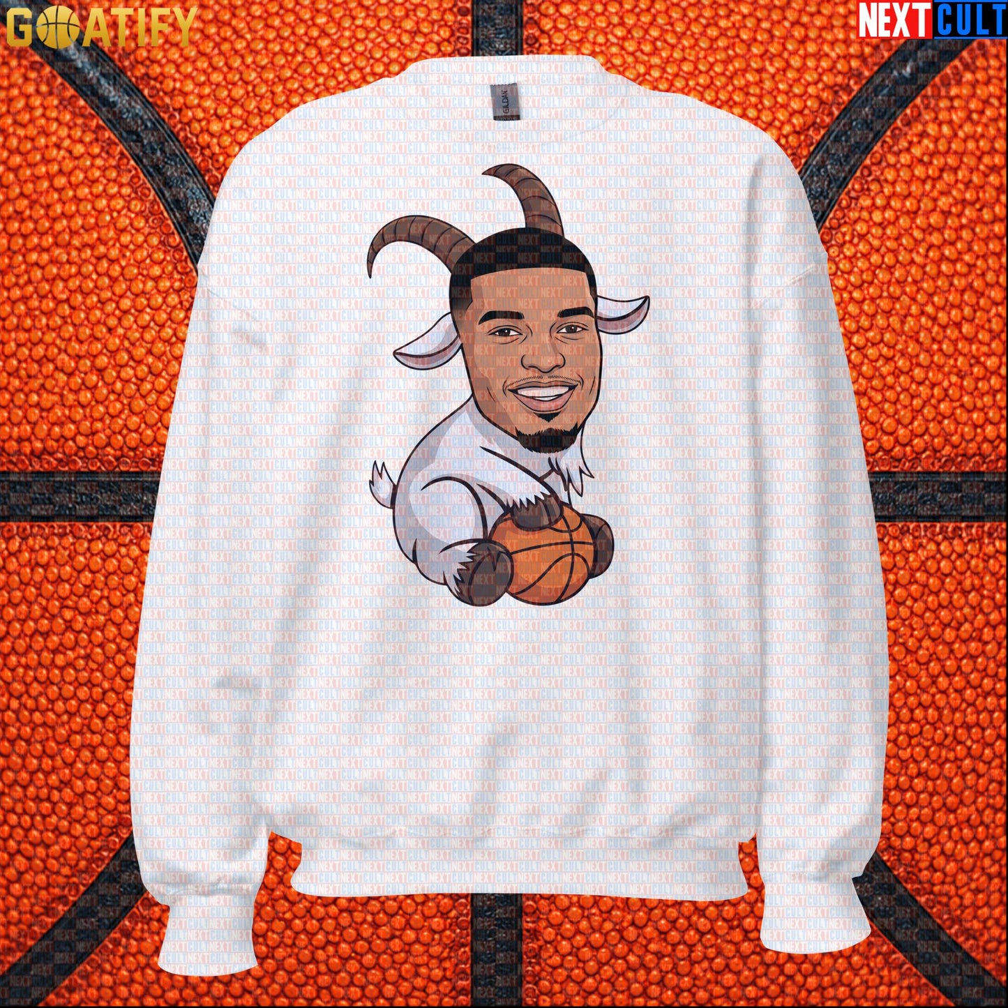 Basketball Sweatshirt Victor Wembanyama GOAT Cartoon for Spurs Fans, NBA Game Day Crewneck |  | ["Basketball", "France", "NBA", "San Antonio Spurs", "Victor Wembanyama", "Wemby"]