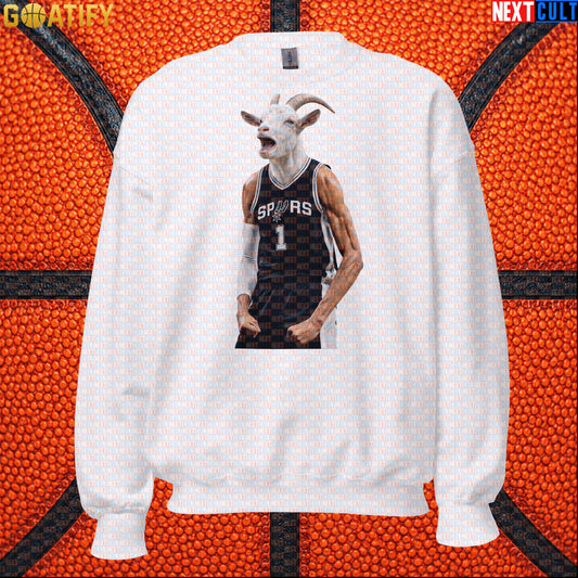 Sweatshirt Victor Wembanyama GOAT Basketball Crewneck for Spurs Fans Funny NBA Sports Gift | Sweatshirts | ["Basketball", "France", "NBA", "NCB", "San Antonio Spurs", "Victor Wembanyama", "Wemby"]