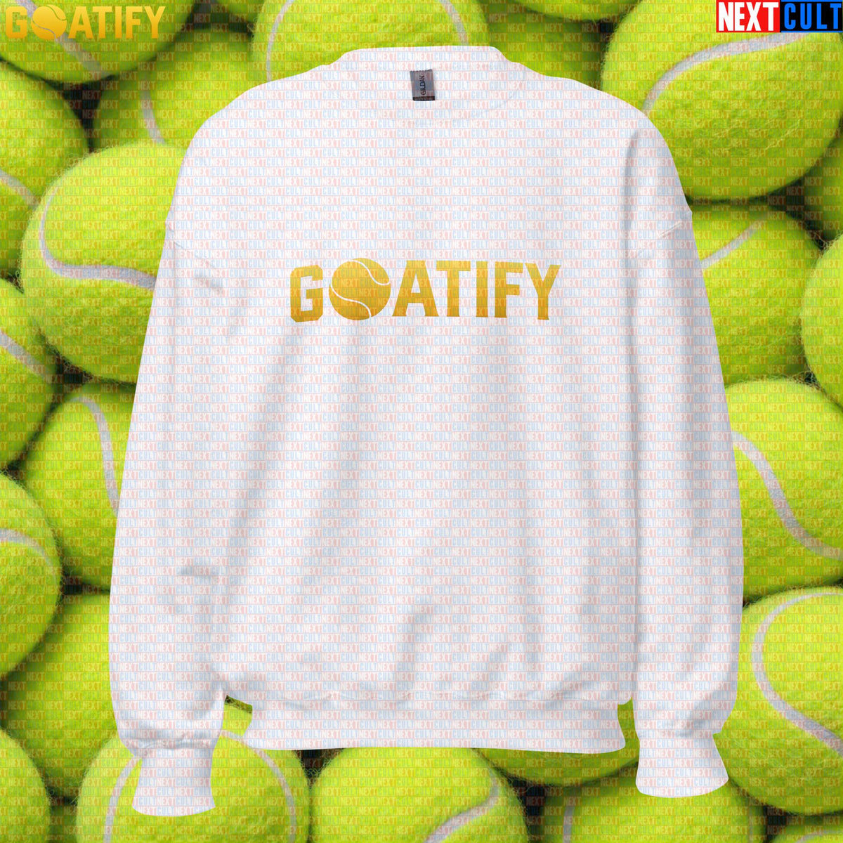 Tennis GOAT Sweatshirt Golden Ball Crewneck for Tennis & Padel Fans & Players | GOATIFY | Sweatshirts | ["NCB", "Padel", "Tennis"]