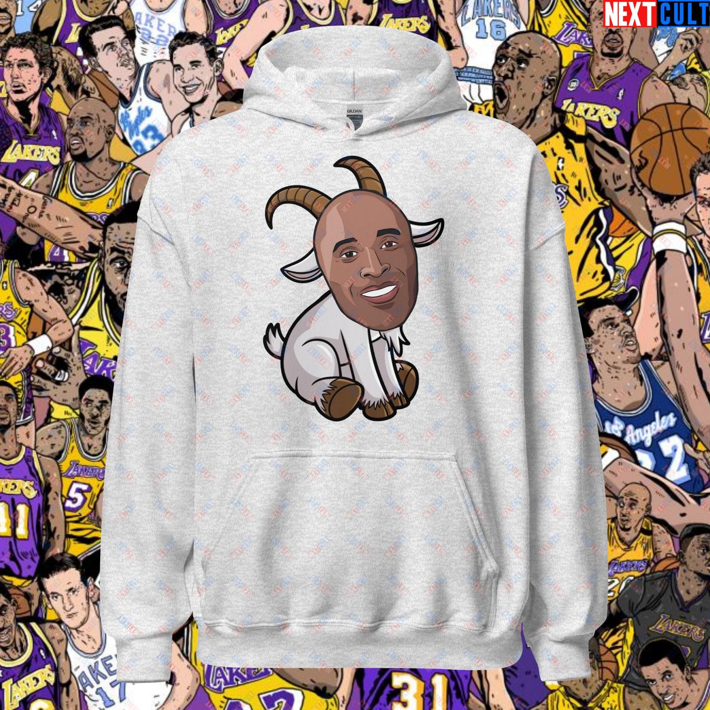 Kobe Bryant G.O.A.T. Hoodie - Settle the Debate Sweatshirt - Greatest of All Time NBA Meme Hoodie for Basketball Fans - Perfect Gift for Kobe Fans Unisex Hoodie Ash Hoodies Basketball G.O.A.T. Kobe Bryant Los Angeles Lakers NBA Next Cult Brand