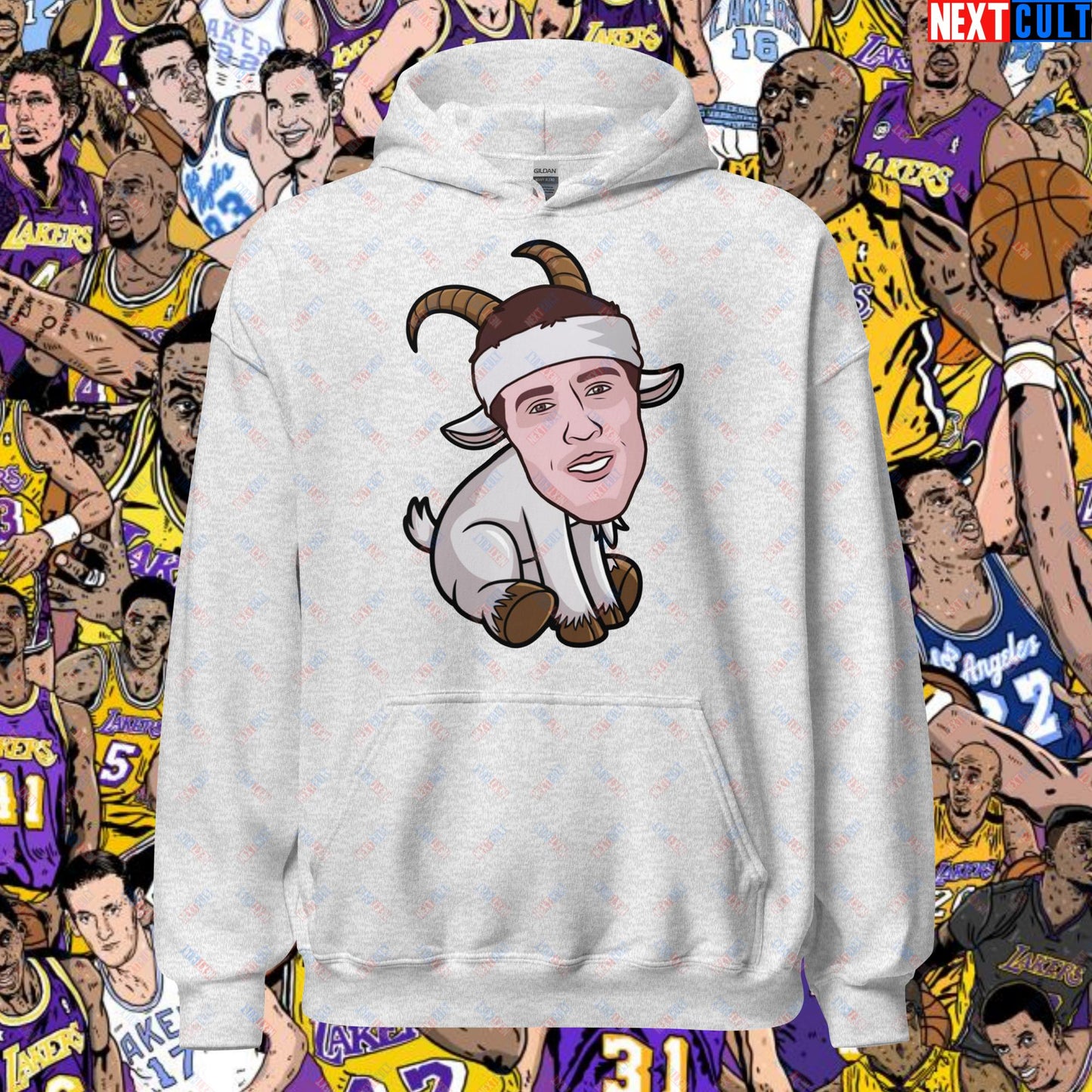 Austin Reaves G.O.A.T. Hoodie - Funny Basketball Meme Sweatshirt - Greatest of All Time Pullover for Basketball Fans - Perfect Gift for Austin Reaves Fans Unisex Hoodie Ash Hoodies Austin Reaves Basketball G.O.A.T. Los Angeles Lakers NBA Next Cult Brand