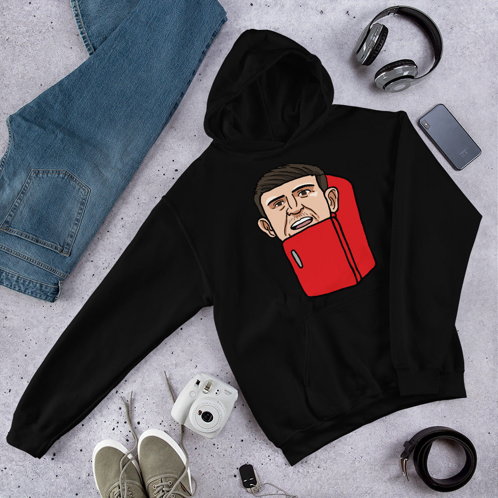 Harry ''The Fridge'' Maguire Unisex Hoodie Black Hoodies Football Harry Maguire Manchester United The Fridge Next Cult Brand