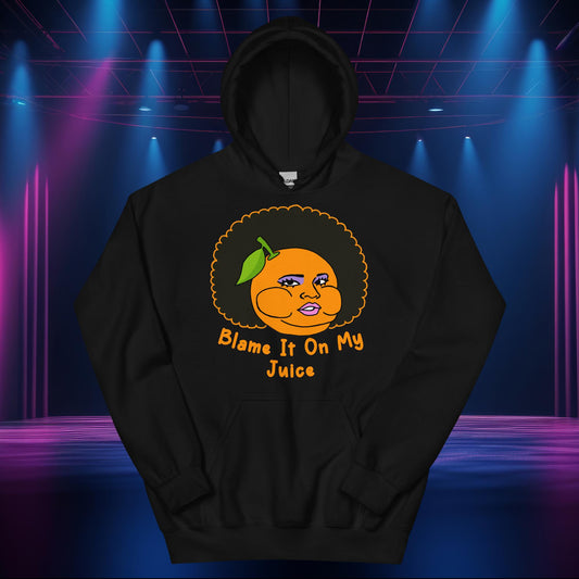 Blame It On My Juice Lizzo Special Tour Lizzo Merch Lizzo Gift Lizzo Song Lyrics Lizzo Unisex Hoodie Black Hoodies Lizzo Music Next Cult Brand