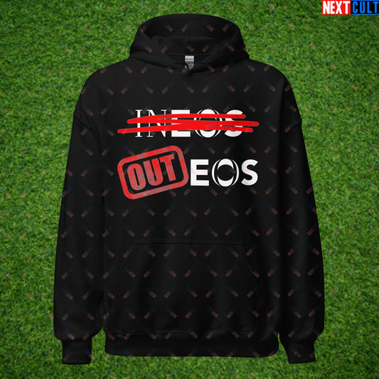 Stop INEOS, OUTEOS Manchester United Fans Protest Against Glazers, Ineos and Ratcliffe Unisex Hoodie Hoodies Football GlazersOut Manchester United RatcliffeOut Next Cult Brand