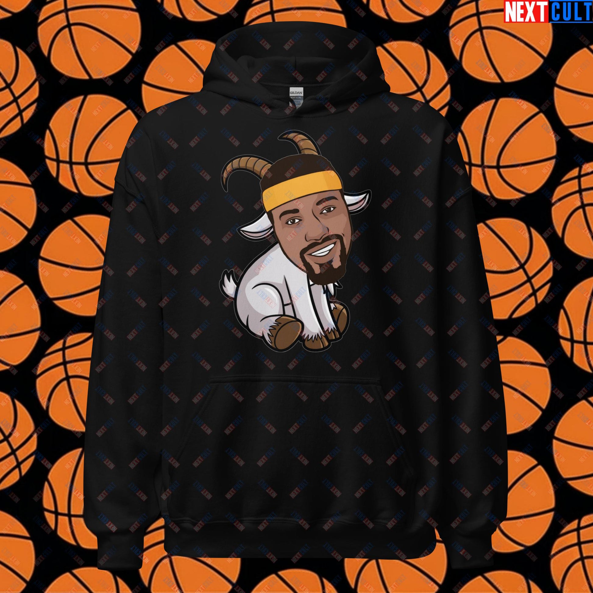 Wilt Chamberlain G.O.A.T. Hoodie - Funny Basketball Meme Sweatshirt - Greatest of All Time Pullover for Basketball Fans - Perfect Gift for Wilt Chamberlain Fans Unisex Hoodie Black Hoodies Basketball G.O.A.T. Golden State Warriors Los Angeles Lakers NBA Philadelphia 76ers Wilt Chamberlain Next Cult Brand