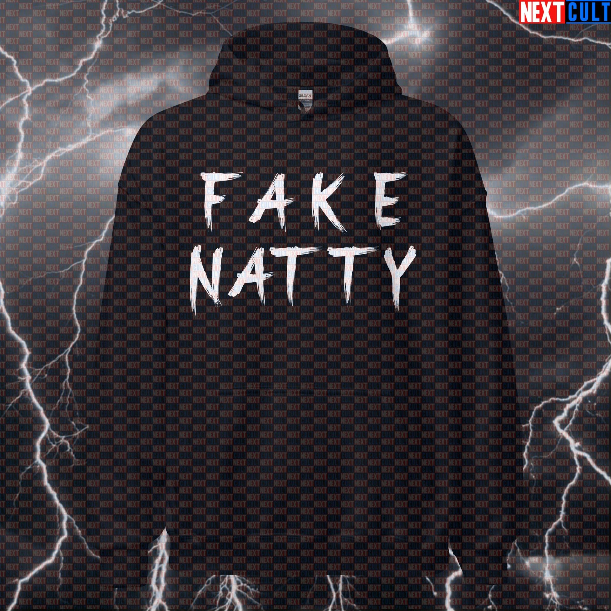 Fake Natty Gym Hoodie | Funny Bodybuilding Meme Hooded Sweatshirt For Lifters & Gym Bros Hoodies Bodybuilding Fitness Gym Natty Pump Cover Steroids Workout Next Cult Brand