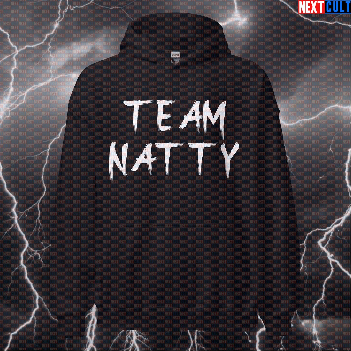 Team Natty Gym Hoodie | Funny Natural Bodybuilding Hooded Sweatshirt For Lifters | Fitness Meme Jumper Hoodies Bodybuilding Fitness Gym Natty Pump Cover Workout Next Cult Brand