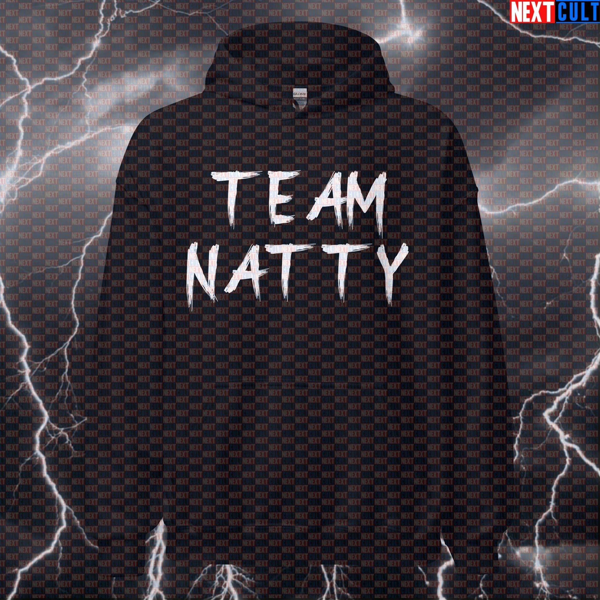 Team Natty Gym Hoodie | Funny Natural Bodybuilding Hooded Sweatshirt For Lifters | Fitness Meme Jumper Hoodies Bodybuilding Fitness Gym Natty Pump Cover Workout Next Cult Brand
