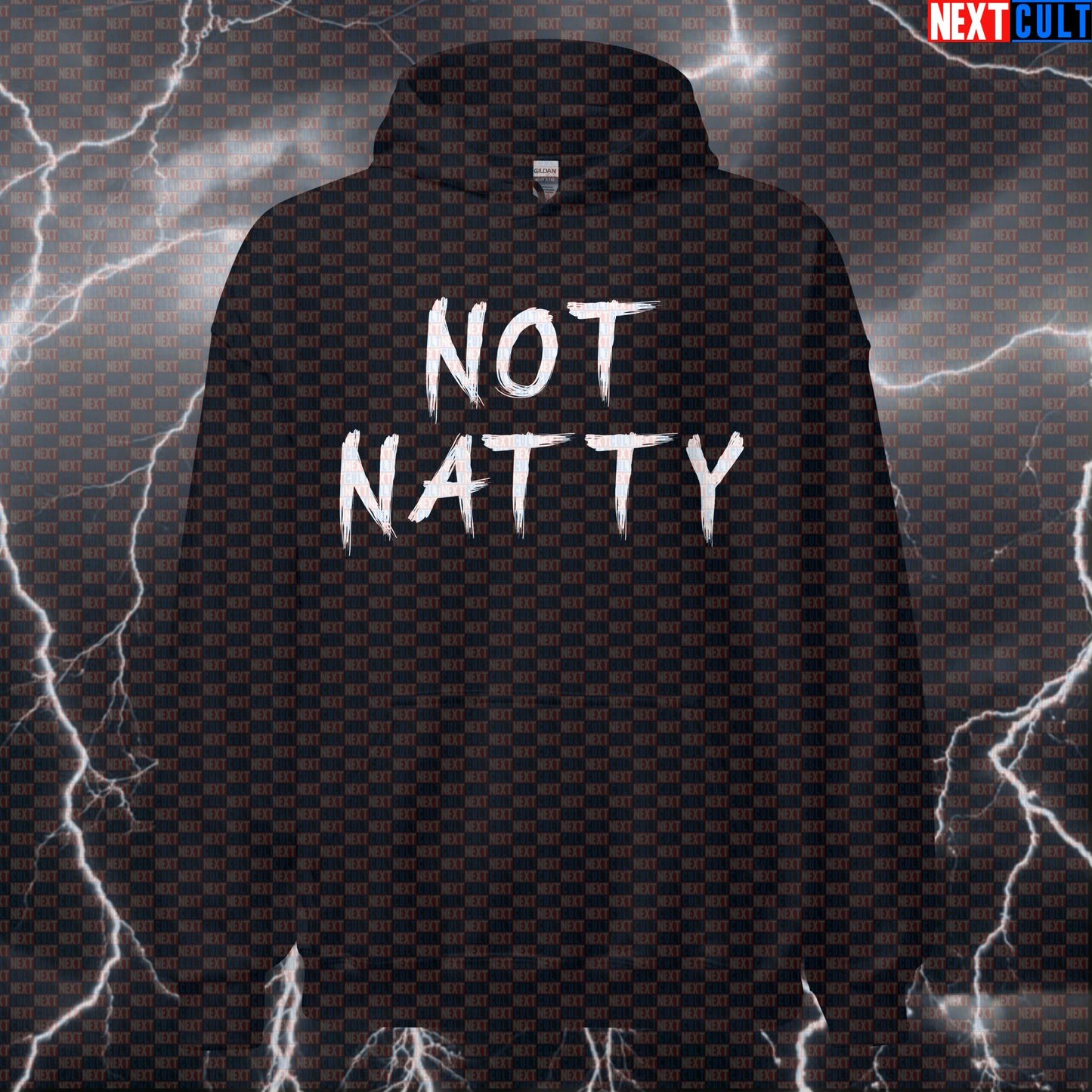 Not Natty Gym Hoodie | Funny Bodybuilding Meme Hooded Sweatshirt For Lifters & Supplement Users | Workout Pullover Hoodies Bodybuilding Fitness Gym Natty Pump Cover Steroids Workout Next Cult Brand