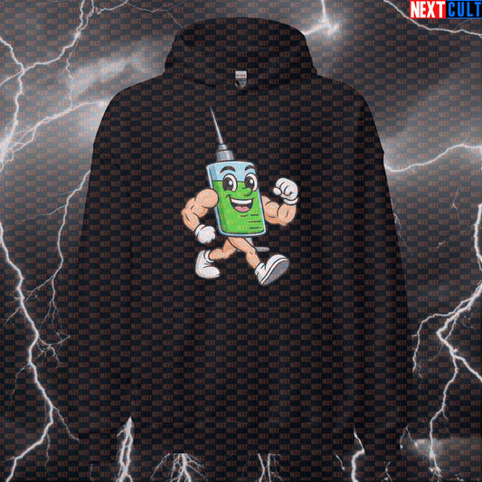 It's All Genetics Gym Meme Hoodie | Funny Natty Or Not Hooded Sweatshirt For Lifters Hoodies Bodybuilding Fitness Gym Pump Cover Steroids Workout Next Cult Brand