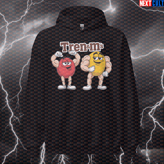 Tren Ms Gym Hoodie | Funny Bodybuilding Meme Hooded Sweatshirt For Enhanced Lifters | Workout Pullover Bodybuilding Fast Food Fitness Gym Pump Cover Steroids Workout Next Cult Brand