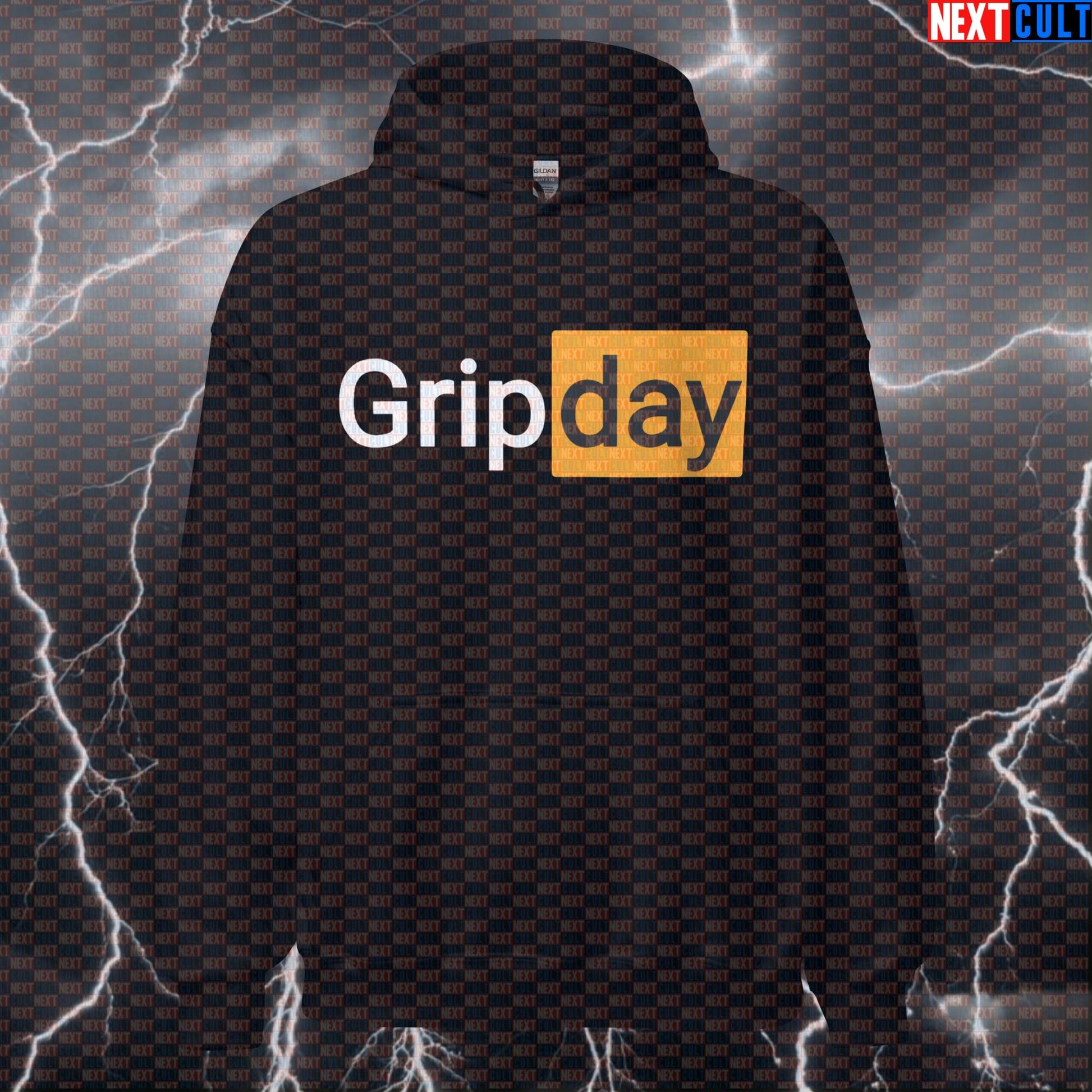 Grip Strength Fanatic Hoodie | Funny Gym Meme Workout Pullover for Lifters Hoodies Fitness Grip Training Gym Pump Cover Workout Next Cult Brand