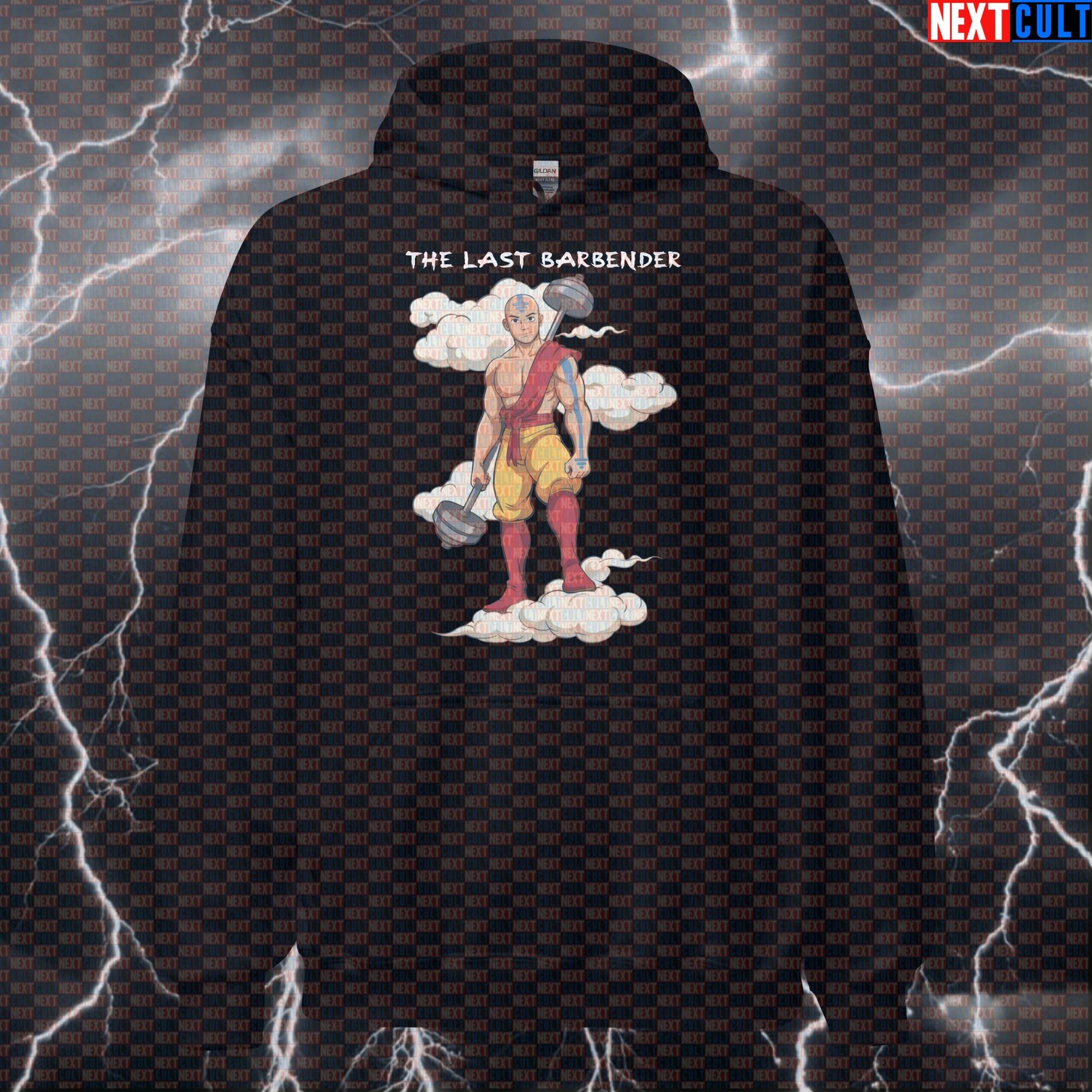 The Last Barbender Gym Hoodie | Funny Avatar Workout Hoodie For Lifters | Bending Bars Pullover Hoodies Bodybuilding Fitness Gym Powerlifting Pump Cover TV Workout Next Cult Brand