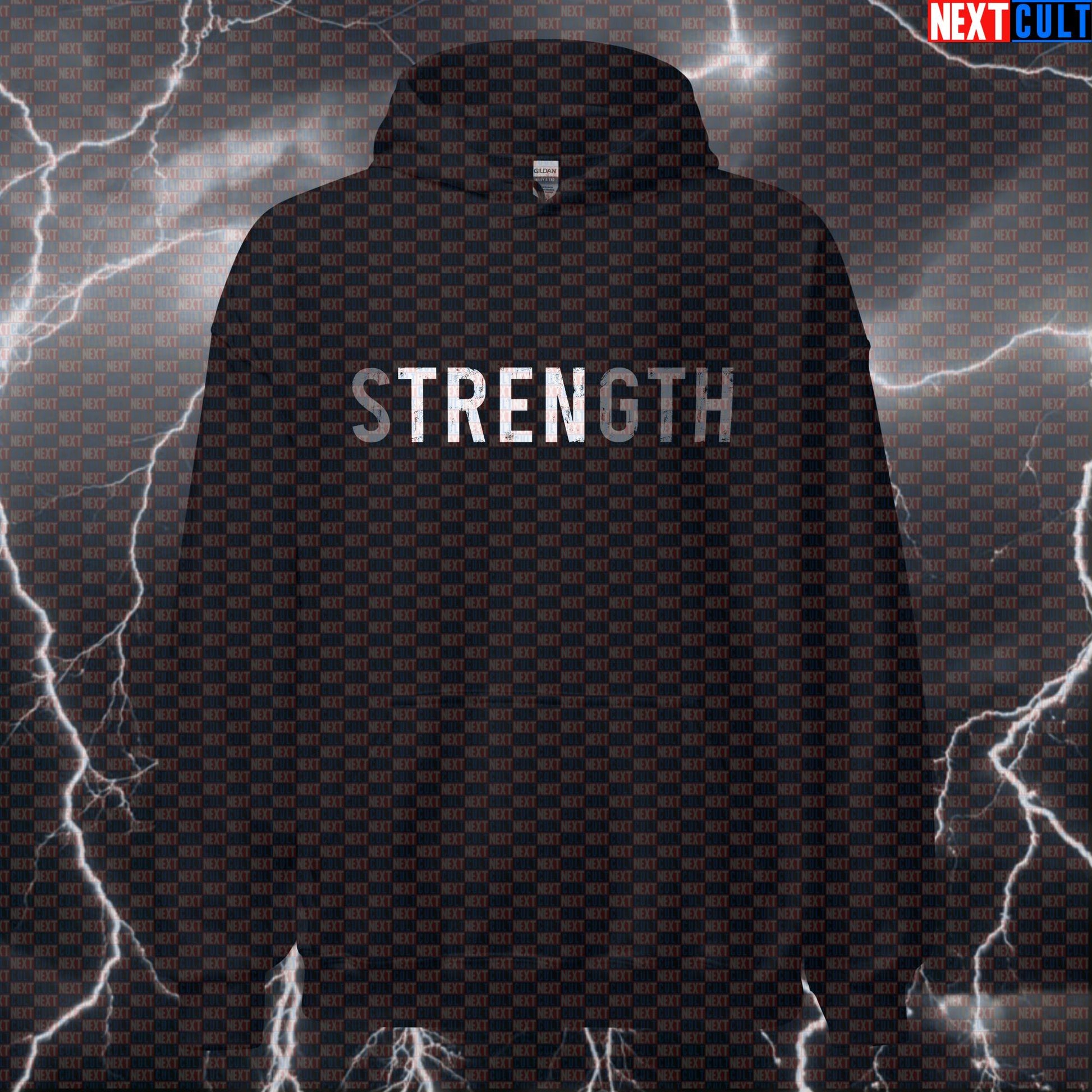 Not Natty Gym Hoodie | Funny Strength & Tren Meme Hooded Sweatshirt Pump Cover Hoodies Bodybuilding Fitness Gym Pump Cover Steroids Workout Next Cult Brand