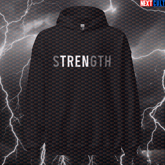 Not Natty Gym Hoodie | Funny Strength & Tren Meme Hooded Sweatshirt Pump Cover Hoodies Bodybuilding Fitness Gym Pump Cover Steroids Workout Next Cult Brand