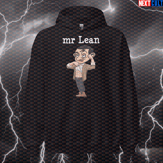Funny Mr Lean Gym Hoodie | Workout Hoodie For Bodybuilding Meme Lovers | Hooded Sweatshirt Pullover Hoodies Bodybuilding Fitness Gym Pump Cover TV Workout Next Cult Brand